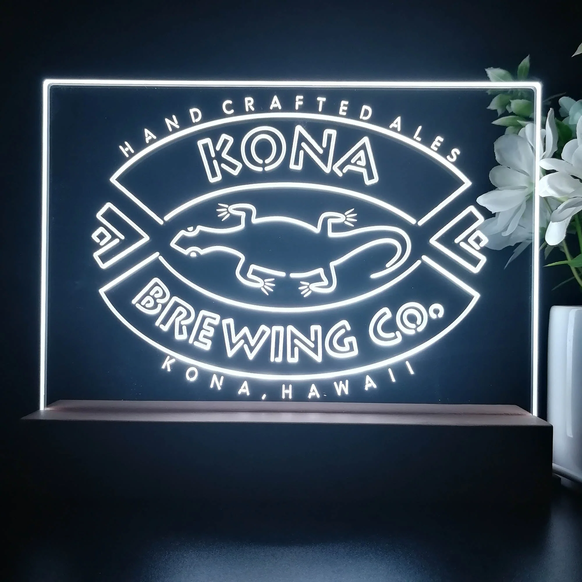 Kona Brewing Co. Hawaii Neon Sign Pub Bar Lamp - Image 3