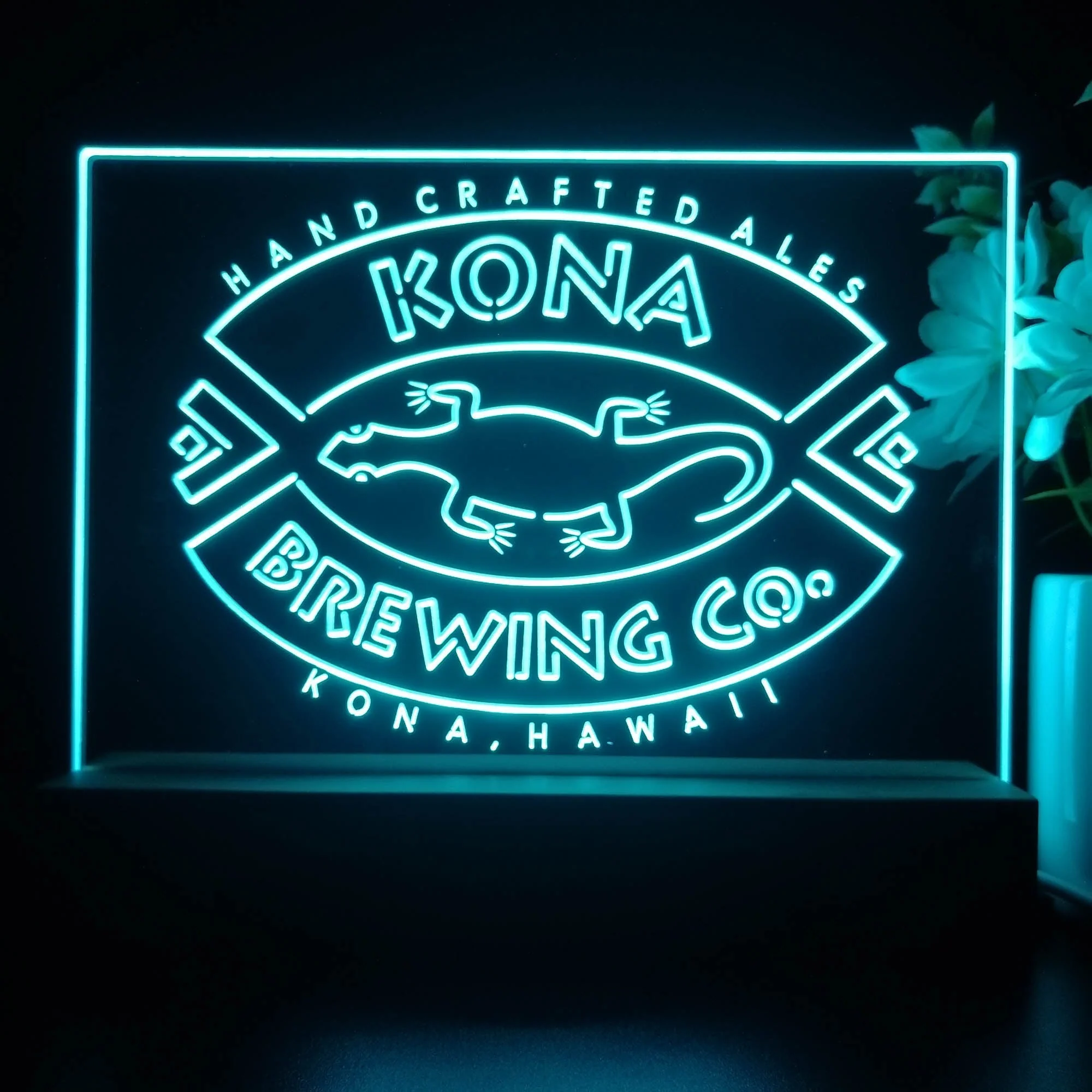 Kona Brewing Co. Hawaii Neon Sign Pub Bar Lamp - Image 4
