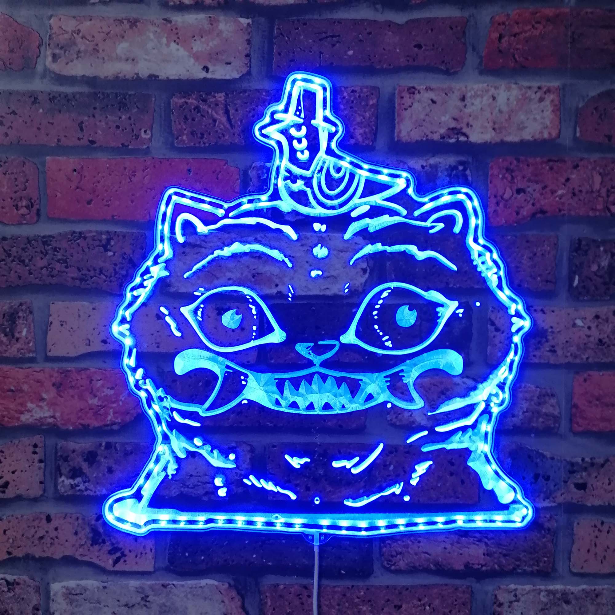 Kpop Demon Hunters Derpy Tiger Neon LED Sign with Dynamic RGB Colors - Image 4