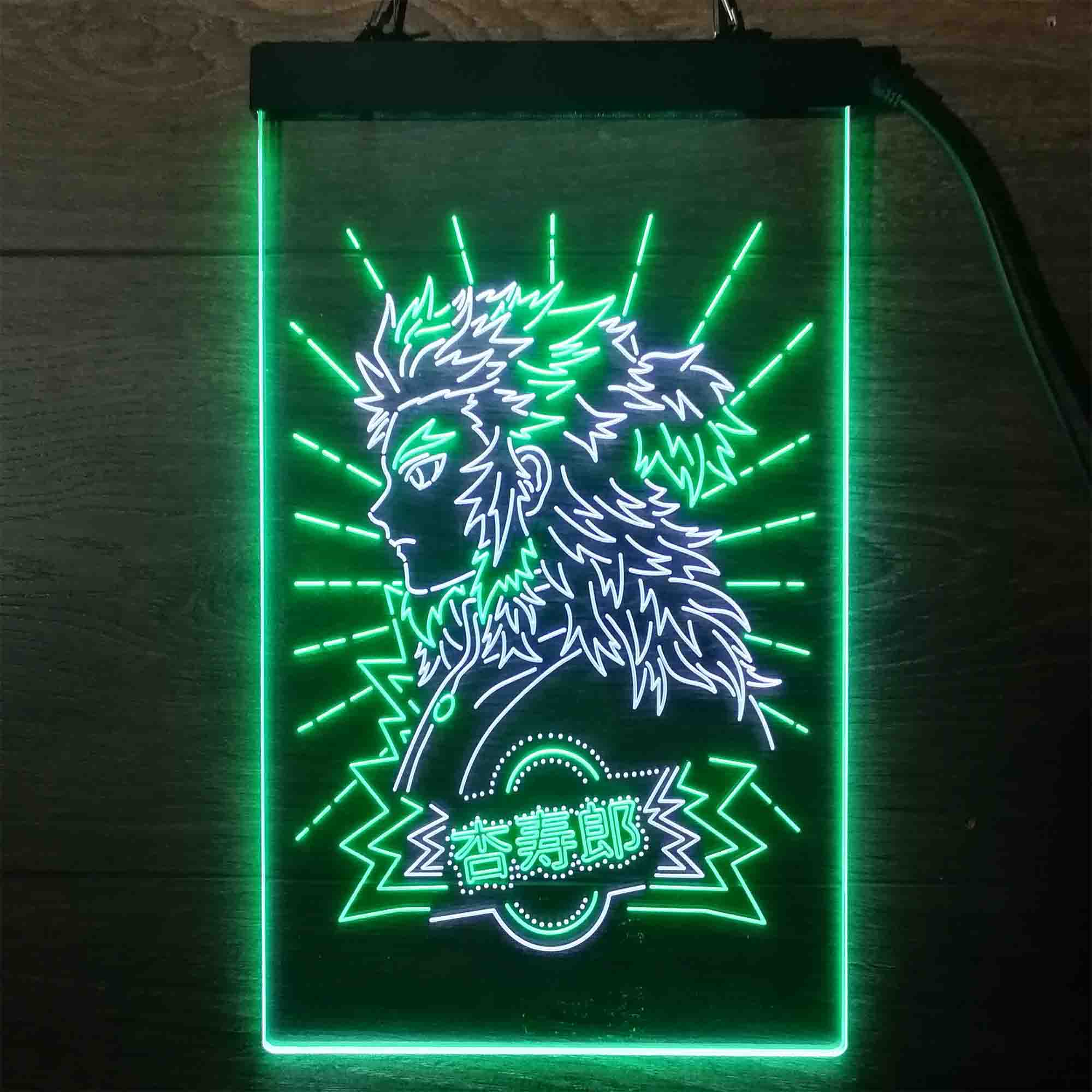 Demon Slayer Kyojuro Rengoku Neon LED Sign - Image 7