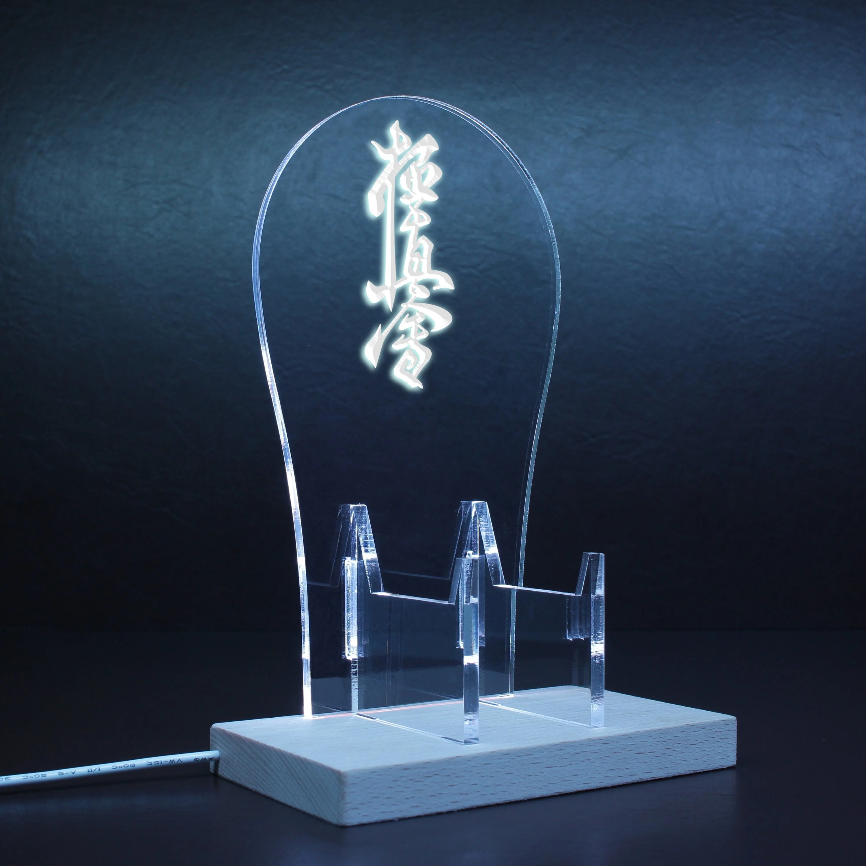 Kyokushin Karate Dojo LED Gaming Headset Controller Stand - Image 8
