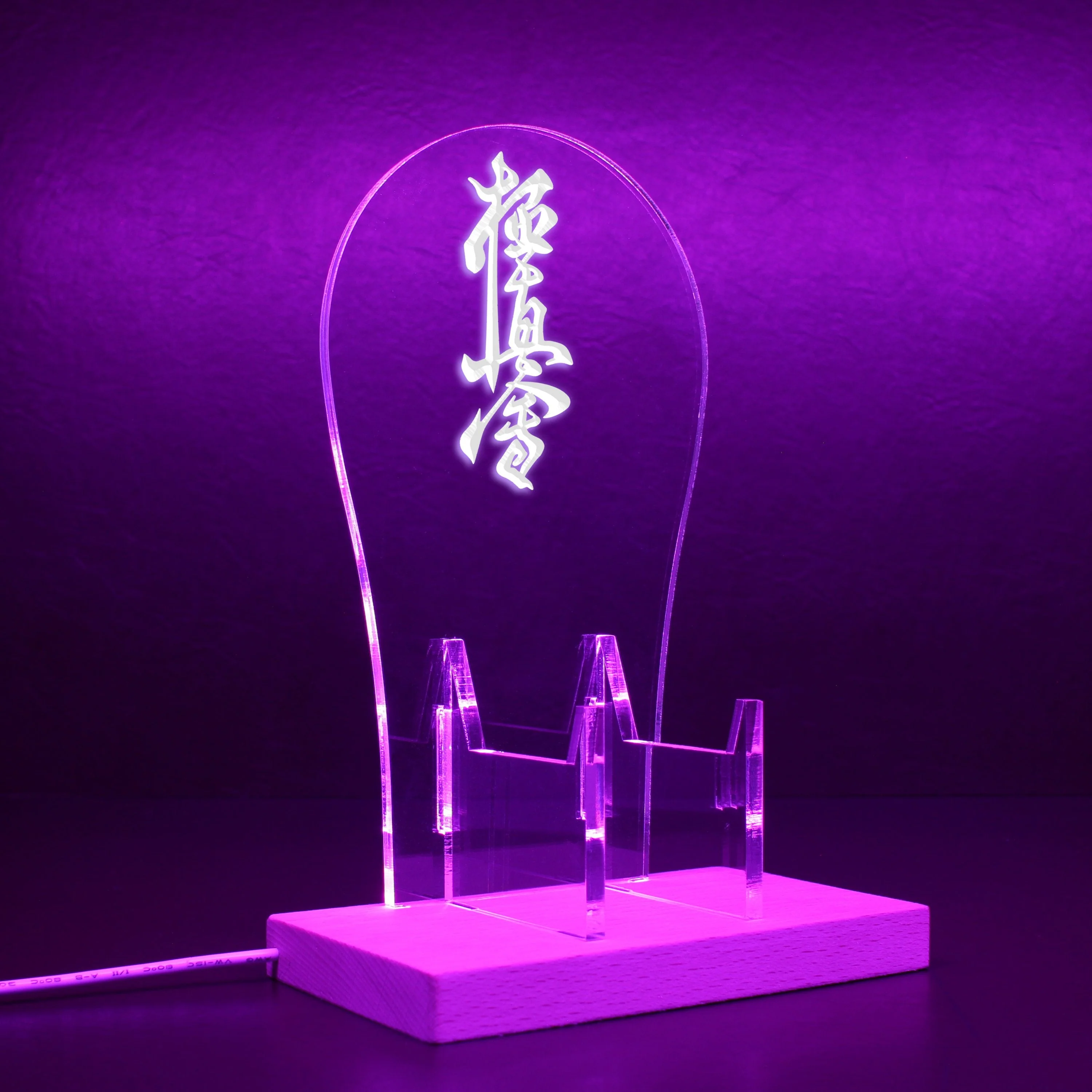 Kyokushin Karate Dojo LED Gaming Headset Controller Stand - Image 9