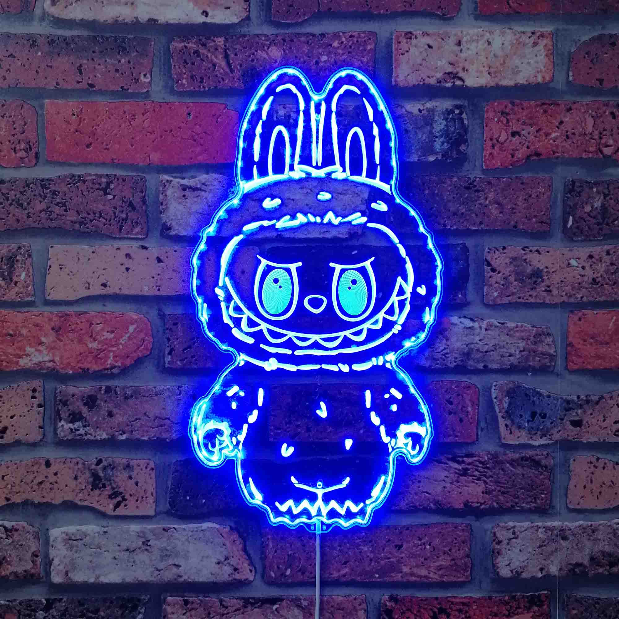 Labubu Monster Neon LED Sign with Dynamic RGB Colors - Image 4