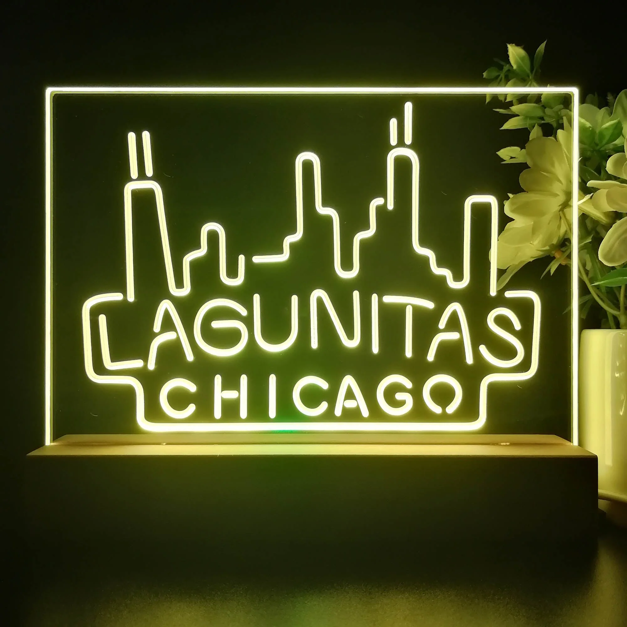 Lagunitas Chicago Beer Neon Sign Pub Bar Lamp - Image 3