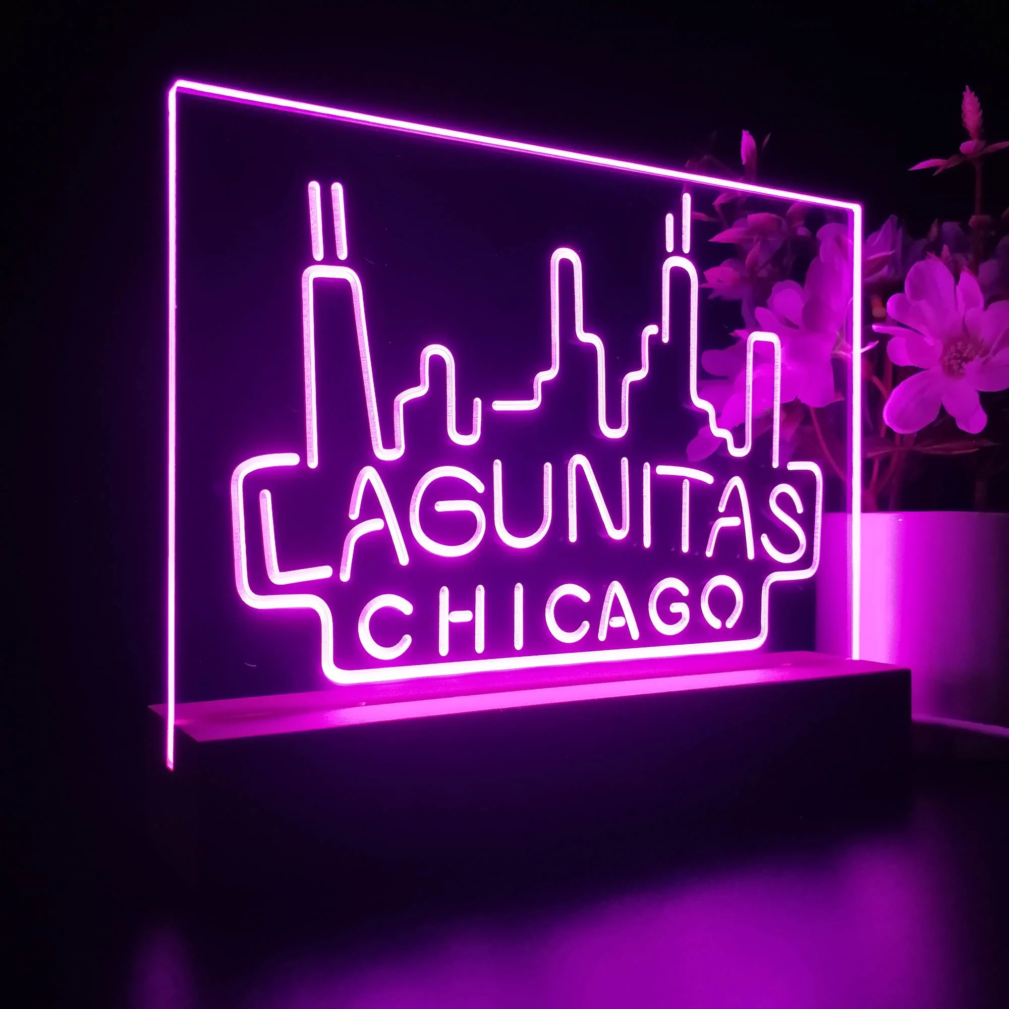 Lagunitas Chicago Beer Neon Sign Pub Bar Lamp - Image 5