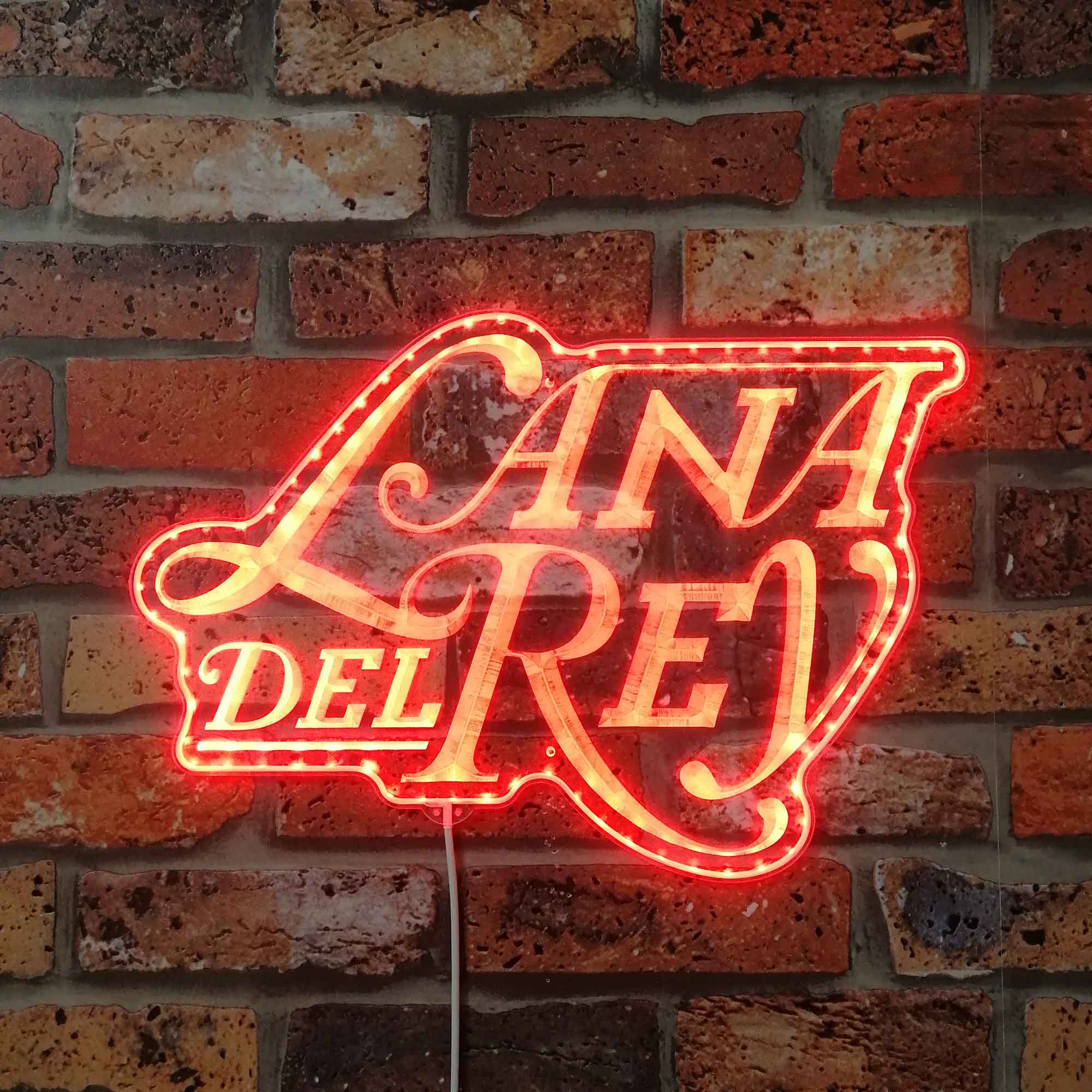 Lana Del Rey Neon LED Sign with Dynamic RGB Colors - Image 3