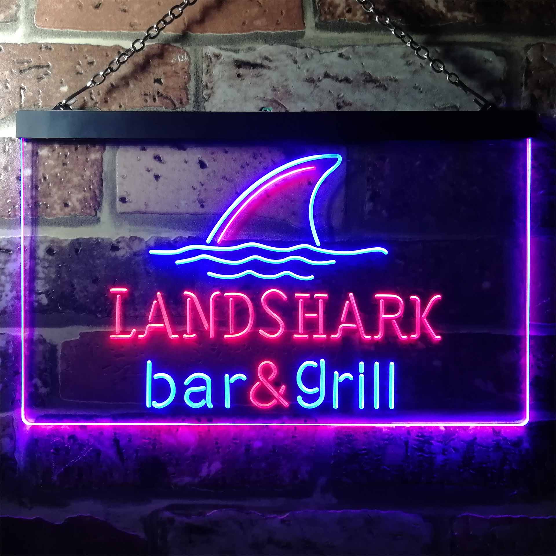 Landshark Bar and Grill Home Bar Neon Light LED Sign - Image 9