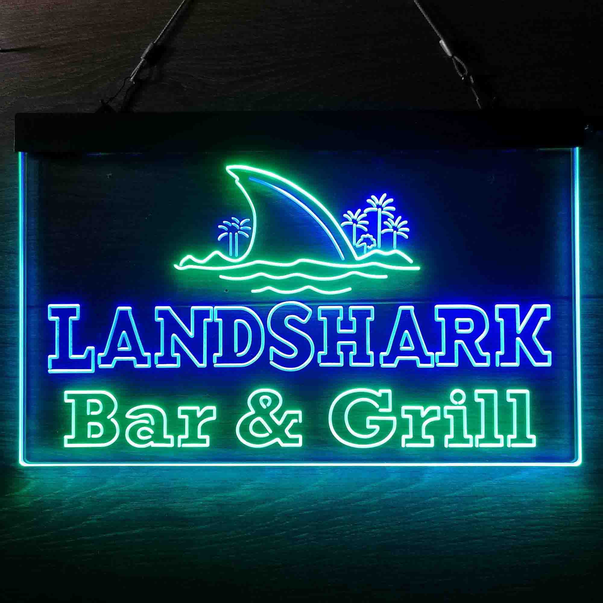 Landshark Bar & Grill Beer Neon-Like LED Sign