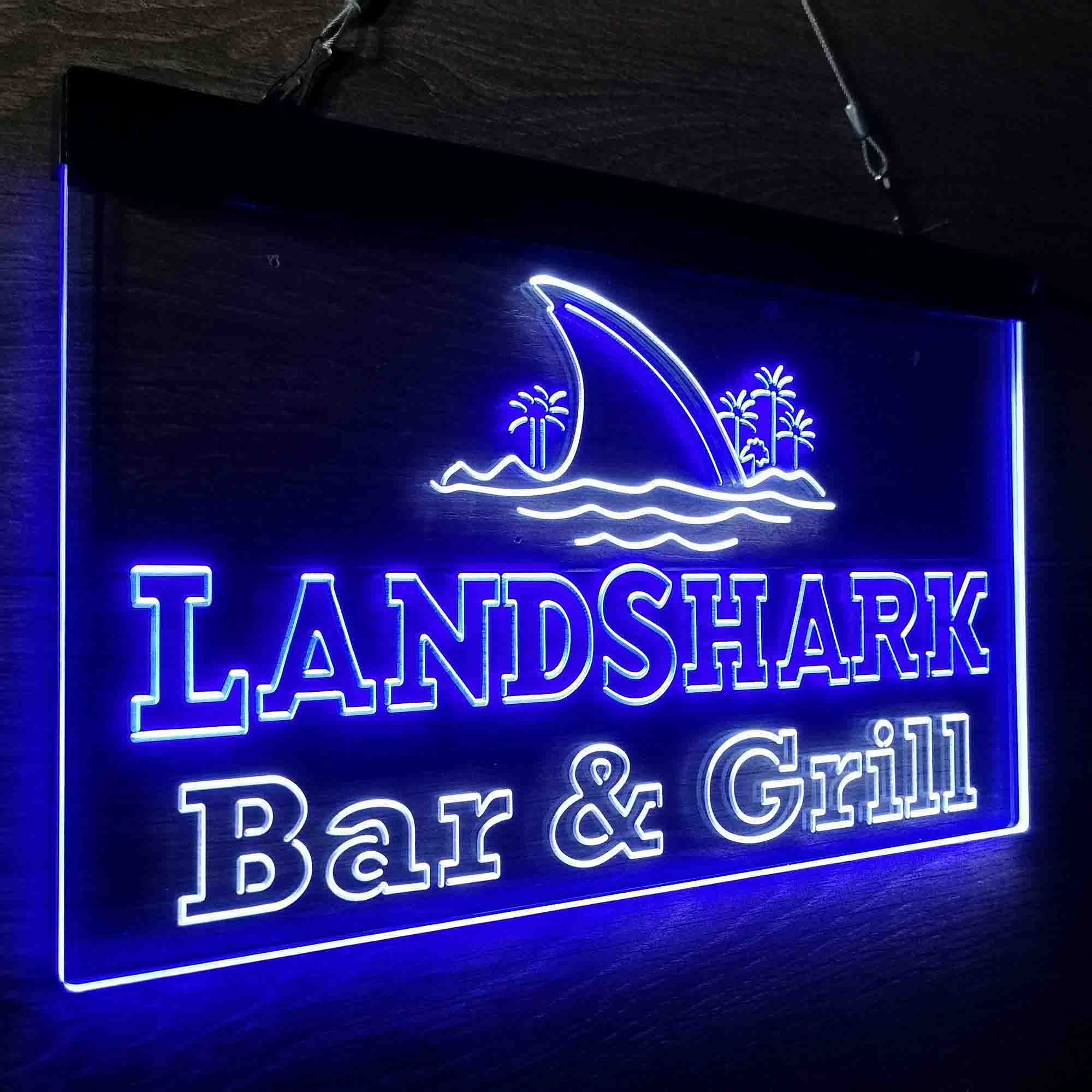 Landshark Bar & Grill Beer Neon-Like LED Sign - Image 17
