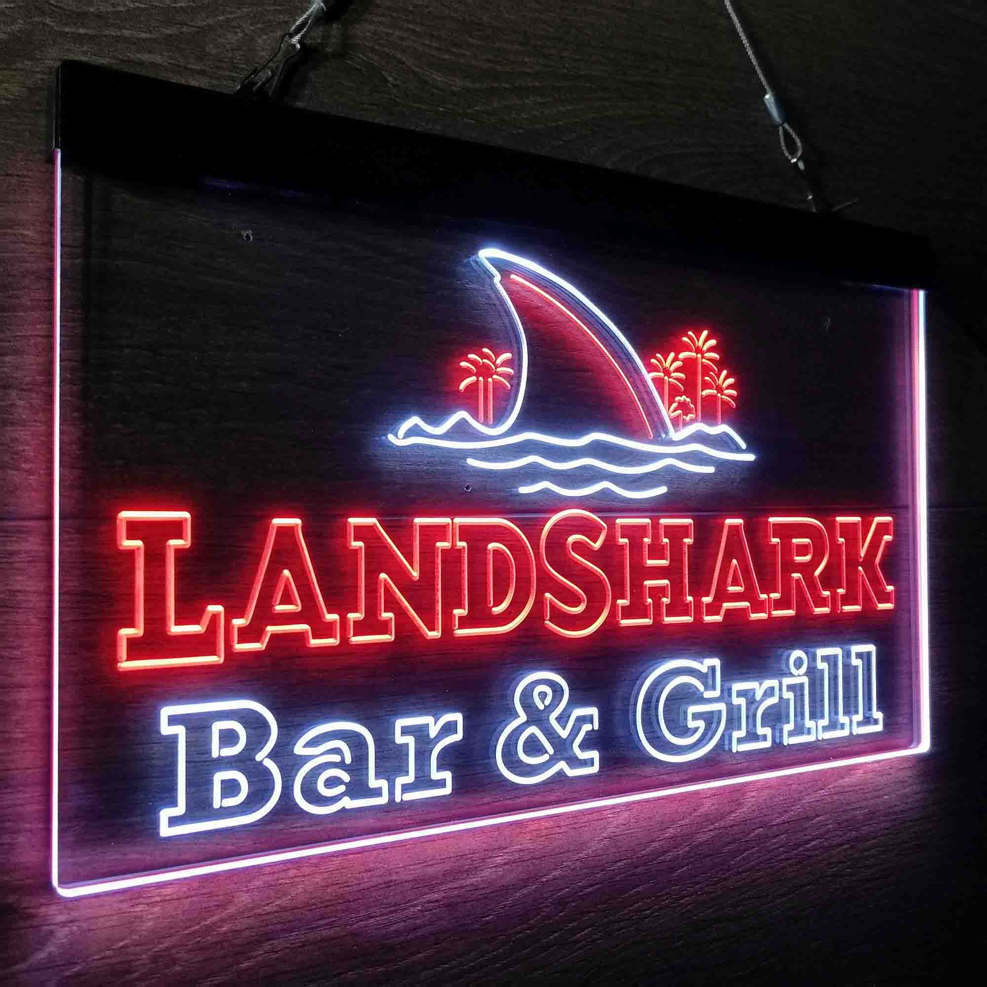 Landshark Bar & Grill Beer Neon-Like LED Sign - Image 19