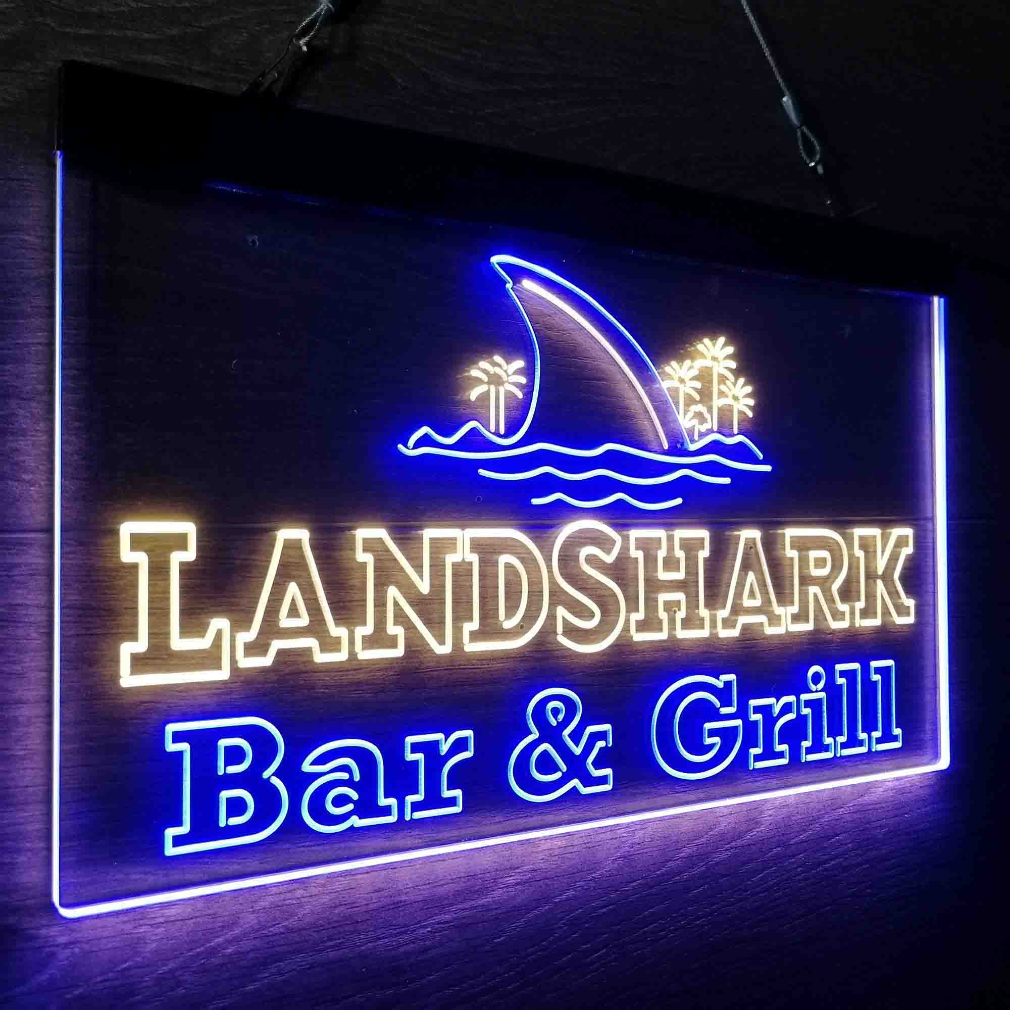 Landshark Bar & Grill Beer Neon-Like LED Sign - Image 23