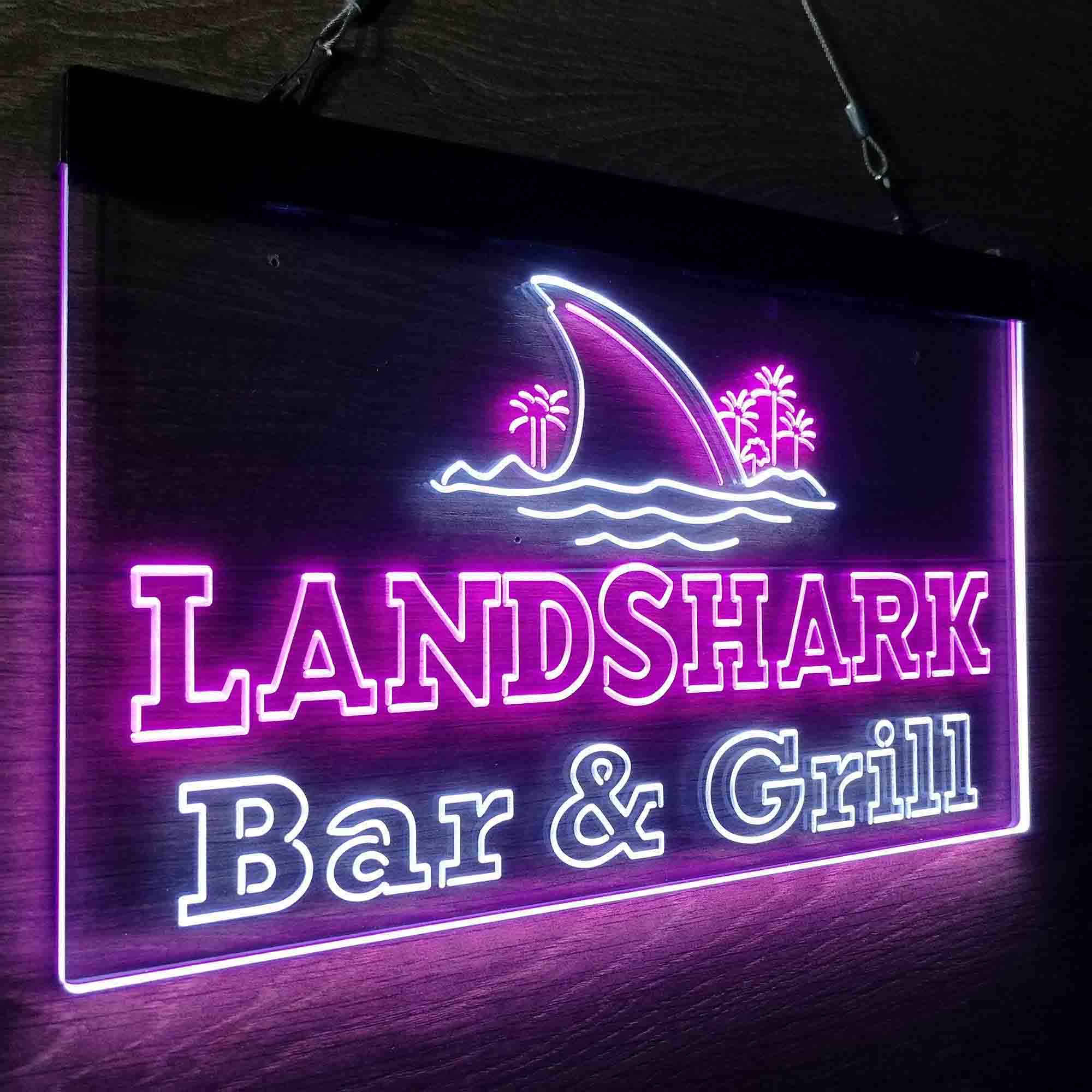 Landshark Bar & Grill Beer Neon-Like LED Sign - Image 26
