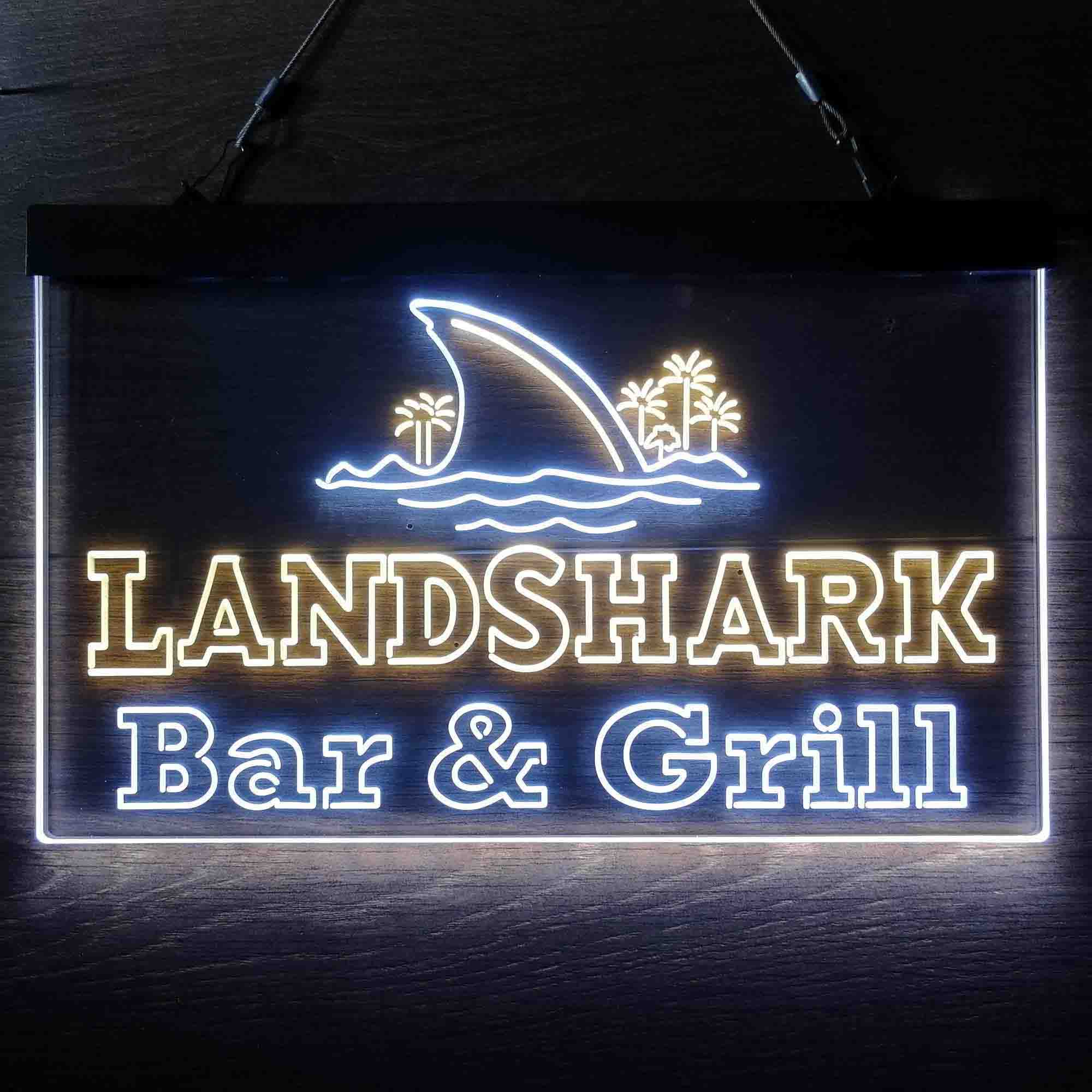 Landshark Bar & Grill Beer Neon-Like LED Sign - Image 7