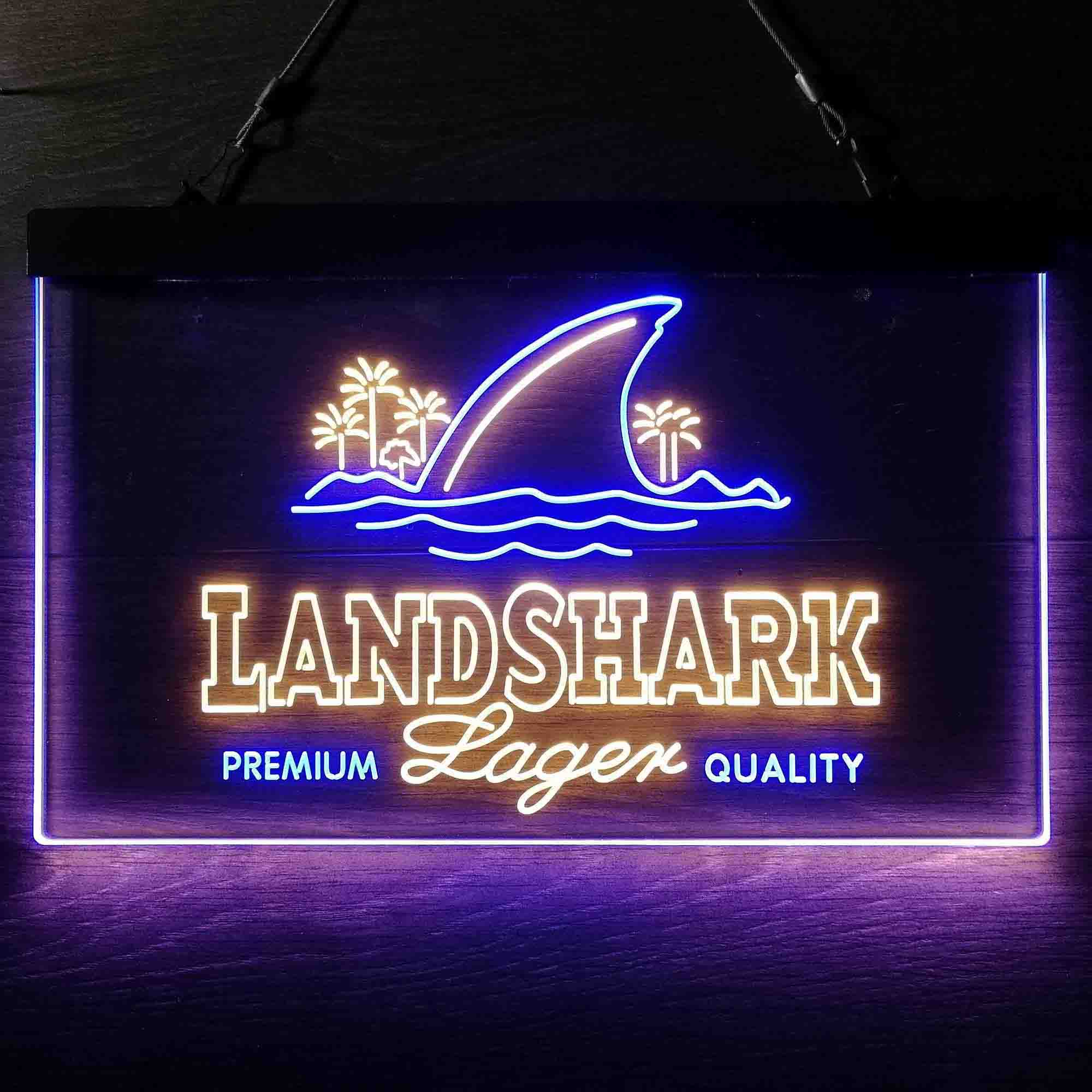 Landshark Lager Premium Quality Home Bar Neon Light LED Sign - Image 5