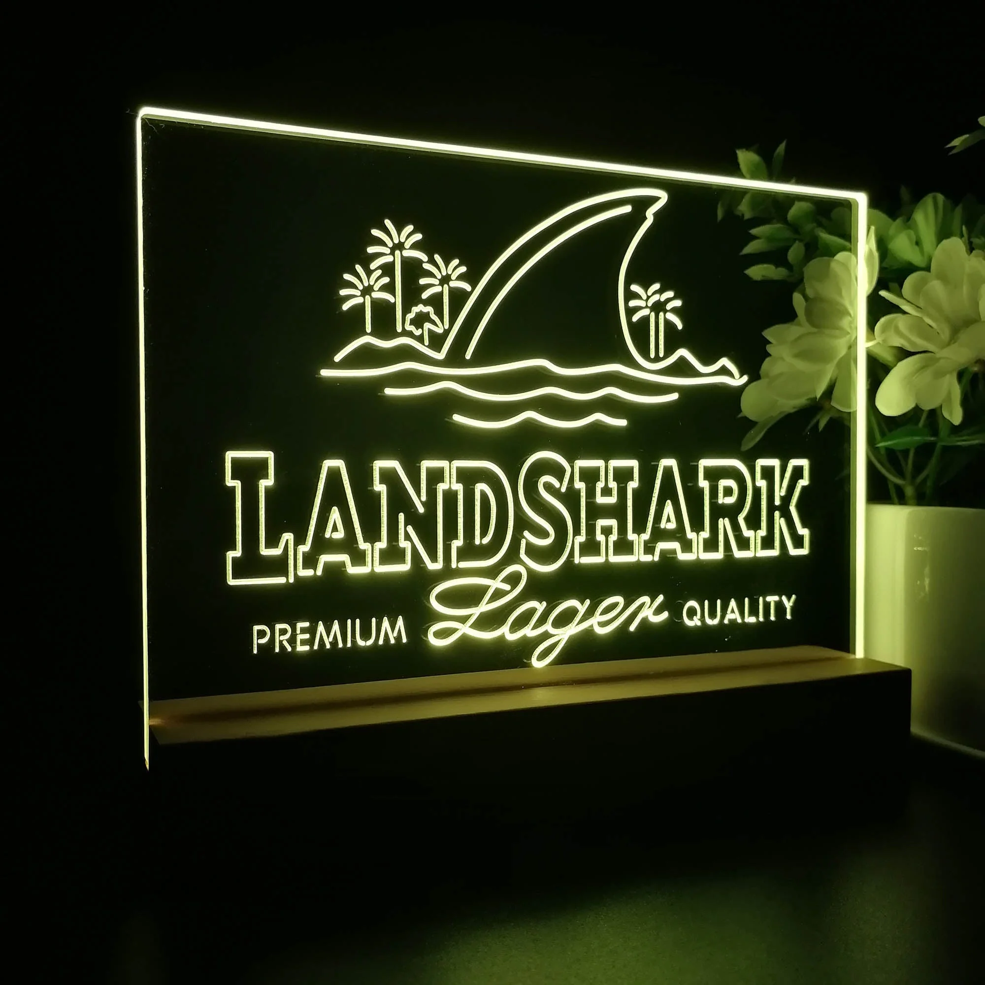 Landshark Lager Premium Quality Neon Sign Pub Bar Decor Lamp - Image 7