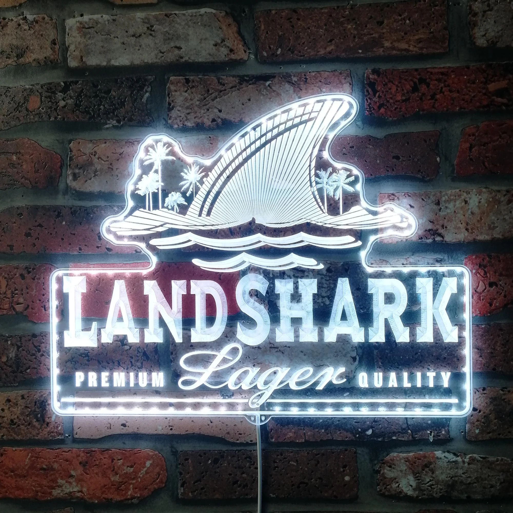 Landshark Larger Neon LED Sign with Dynamic RGB Colors - Image 5