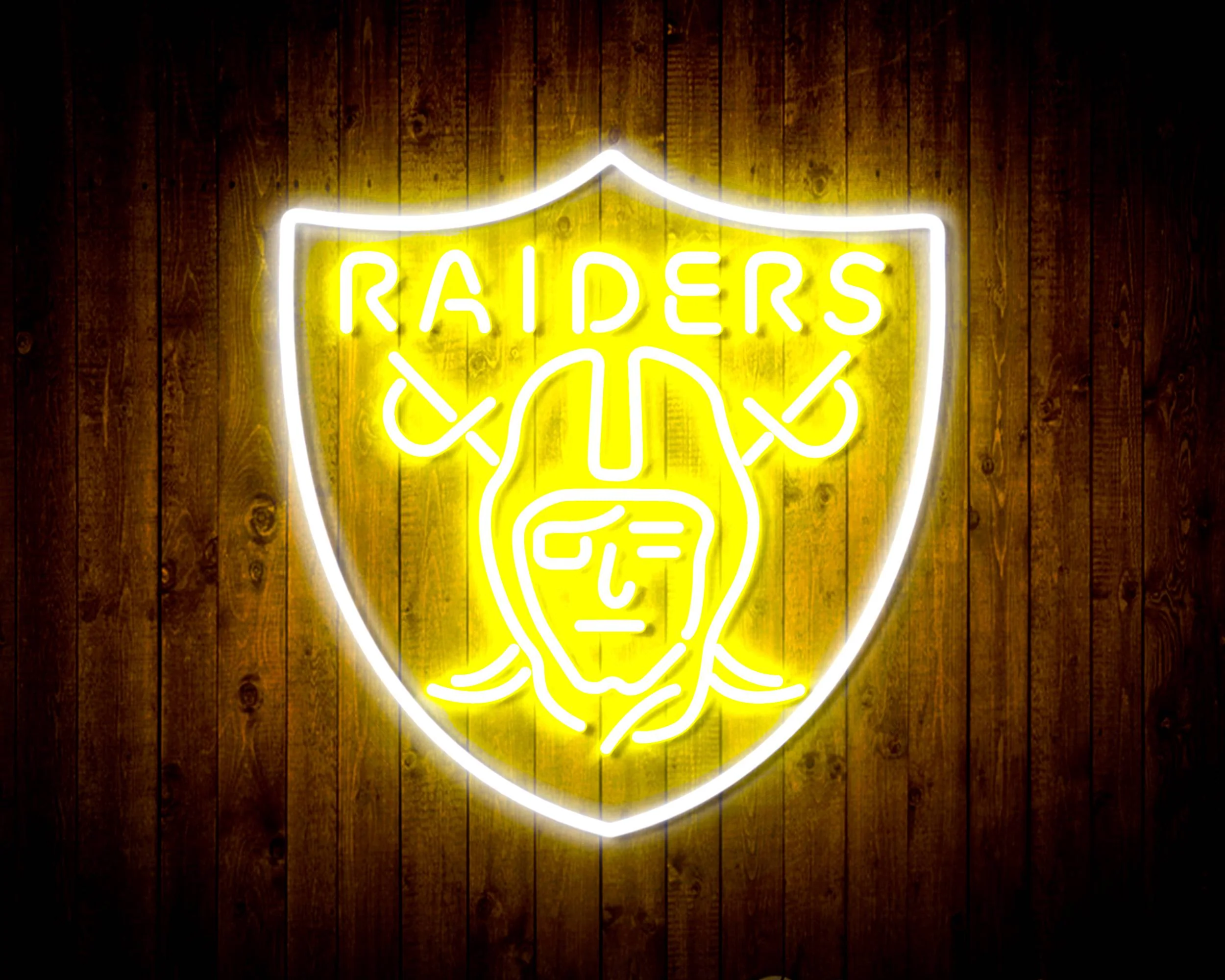 Las Vegas Raiders Neon-Like Flex LED Sign Multi Color - Image 9