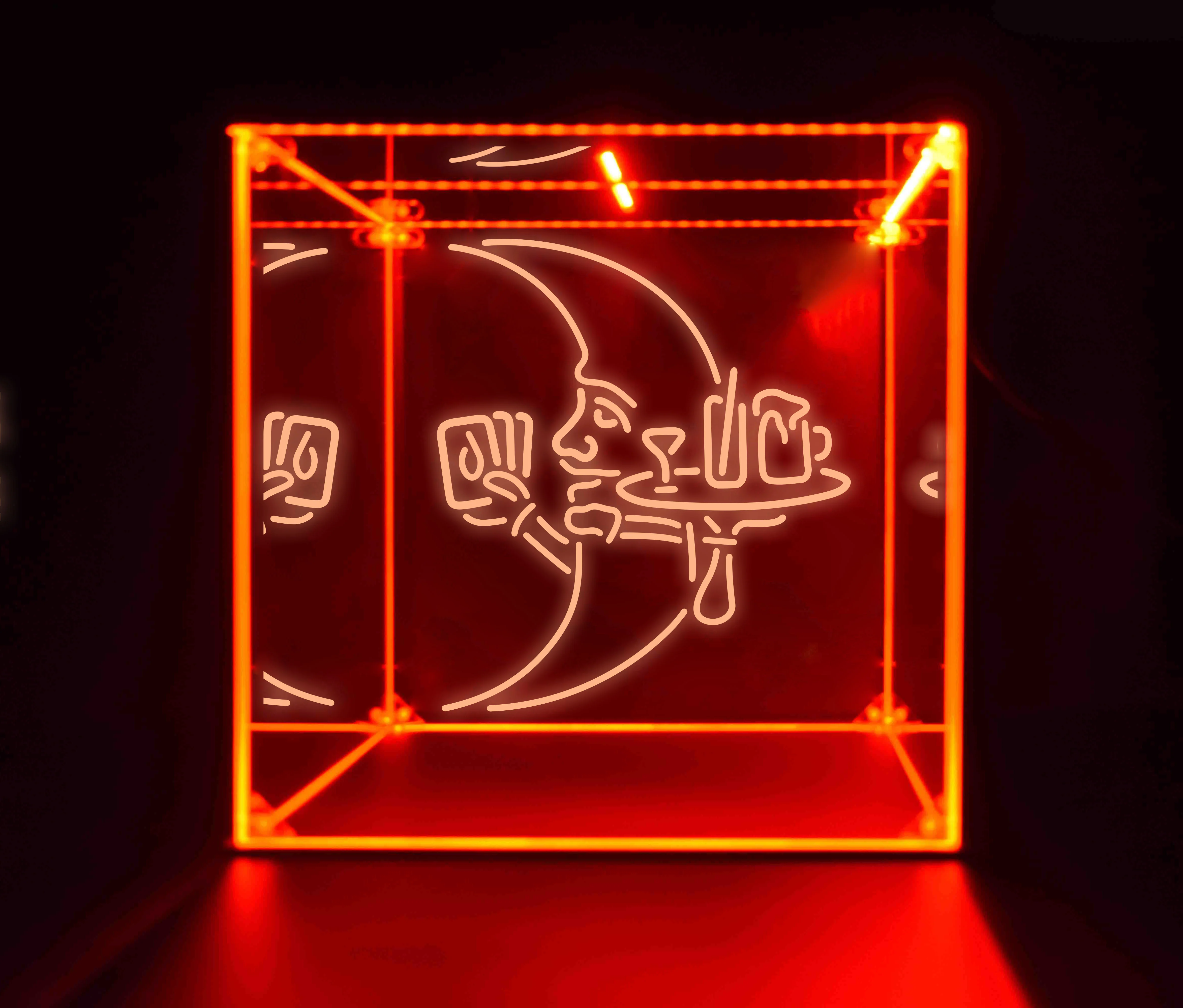 Wine, Champagne, Liquor, Beverage Bottle LED Display Case, Blue Moon Collection - Image 3