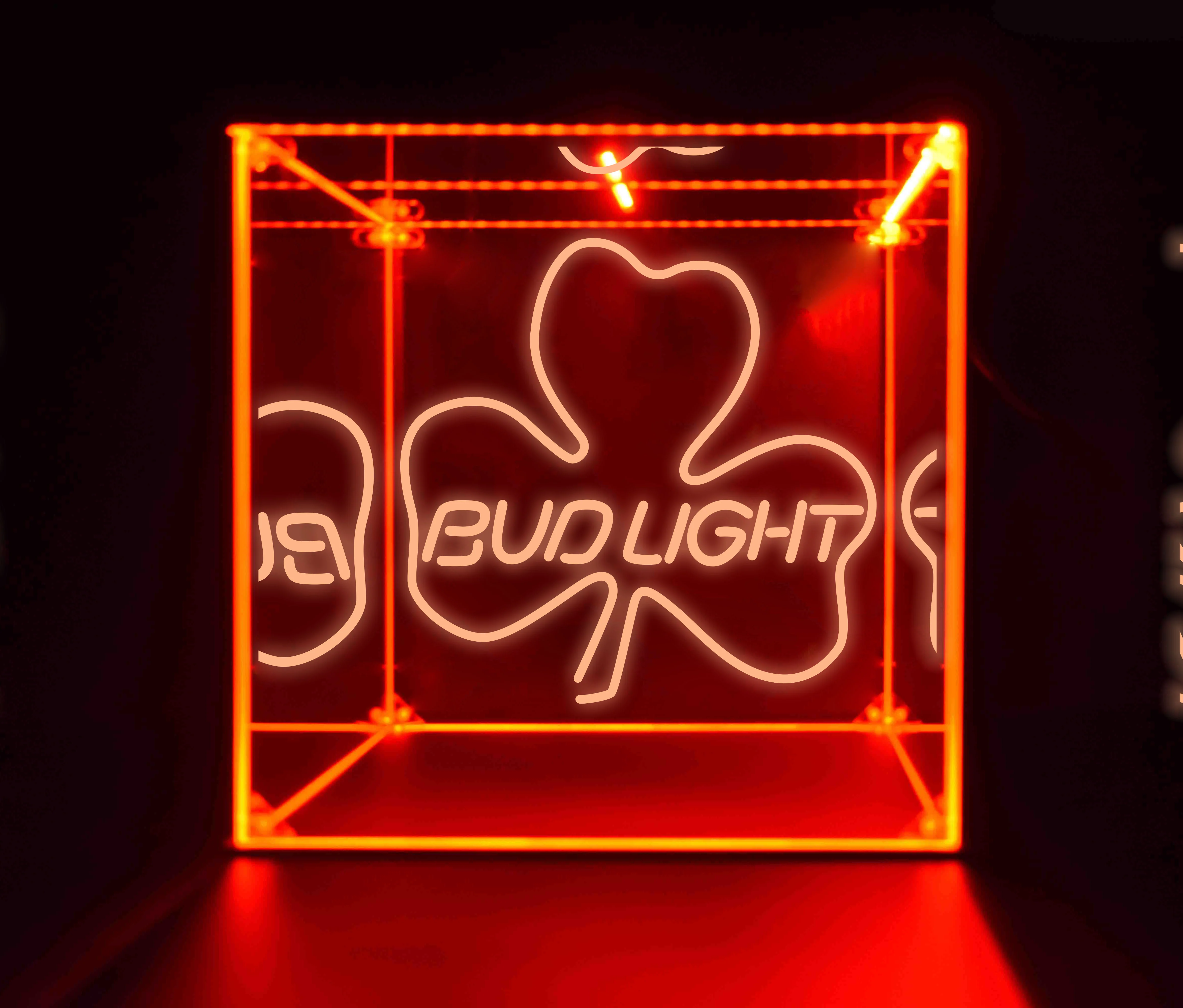 Wine, Champagne, Liquor, Beverage Bottle LED Display Case, Bud Light Collection - Image 3