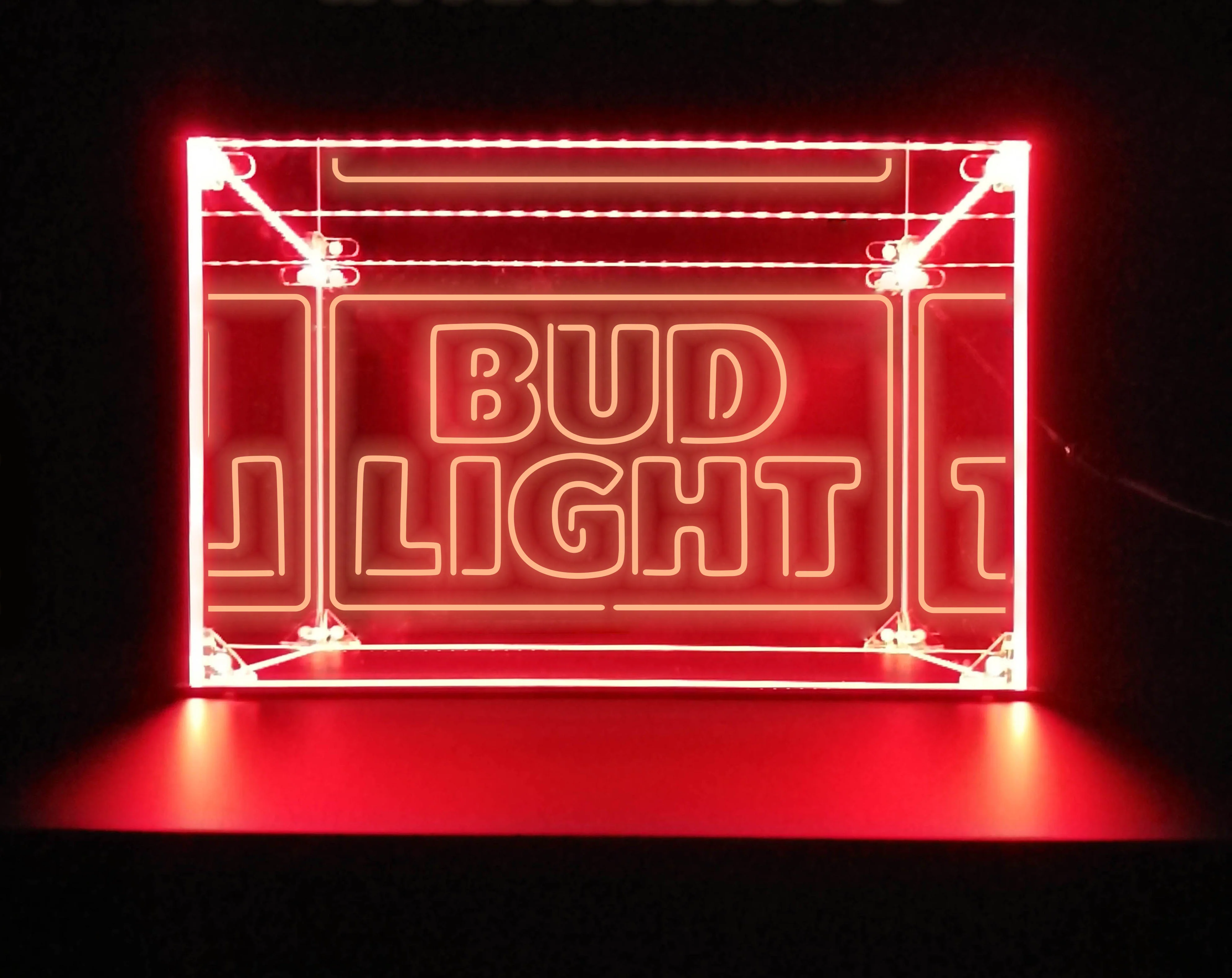LED Display Case For Bud Light Bar Liquor Bottles - Image 3