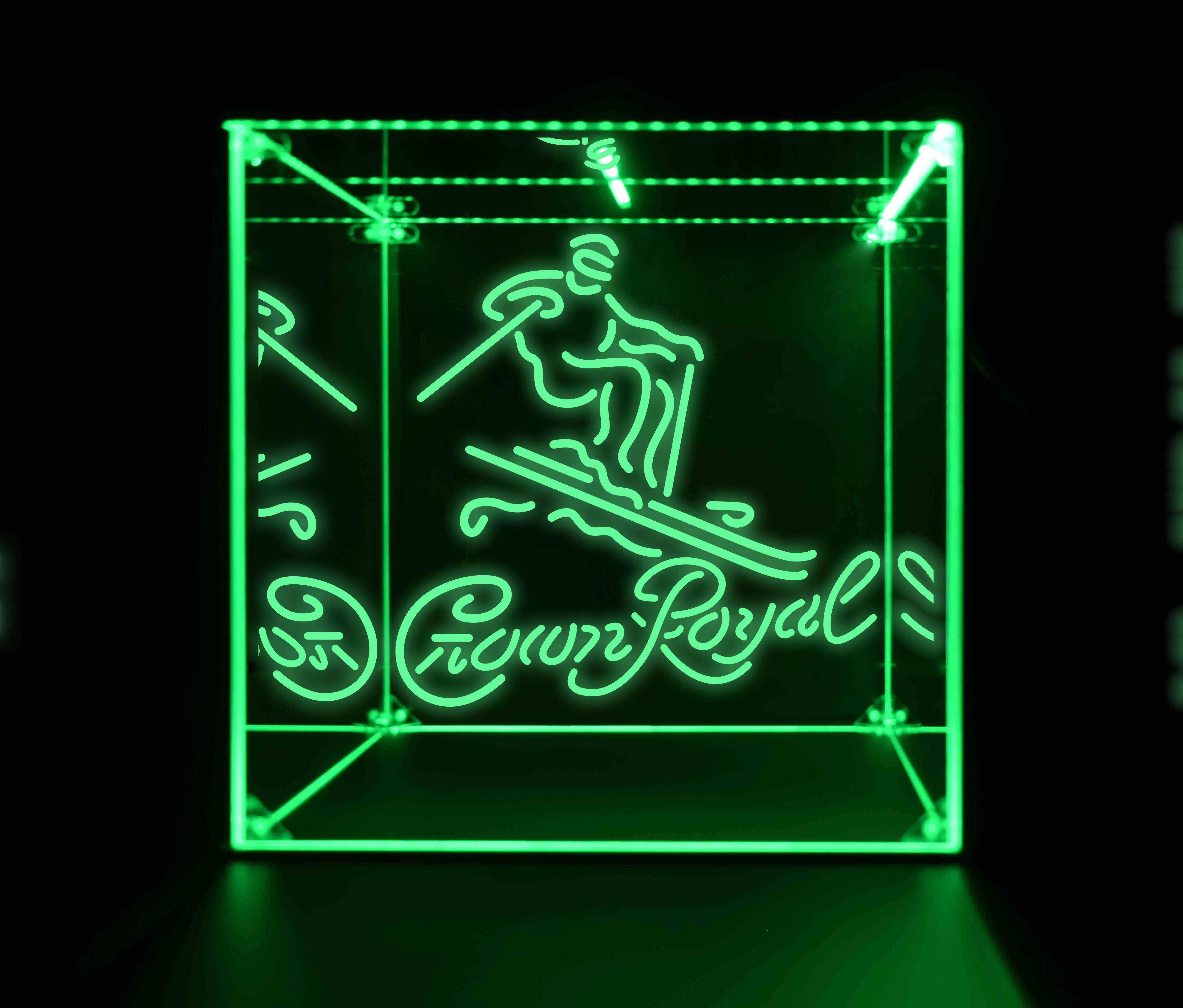 Wine, Champagne, Liquor, Beverage Bottle LED Display Case, Crown Royal Collection - Image 2
