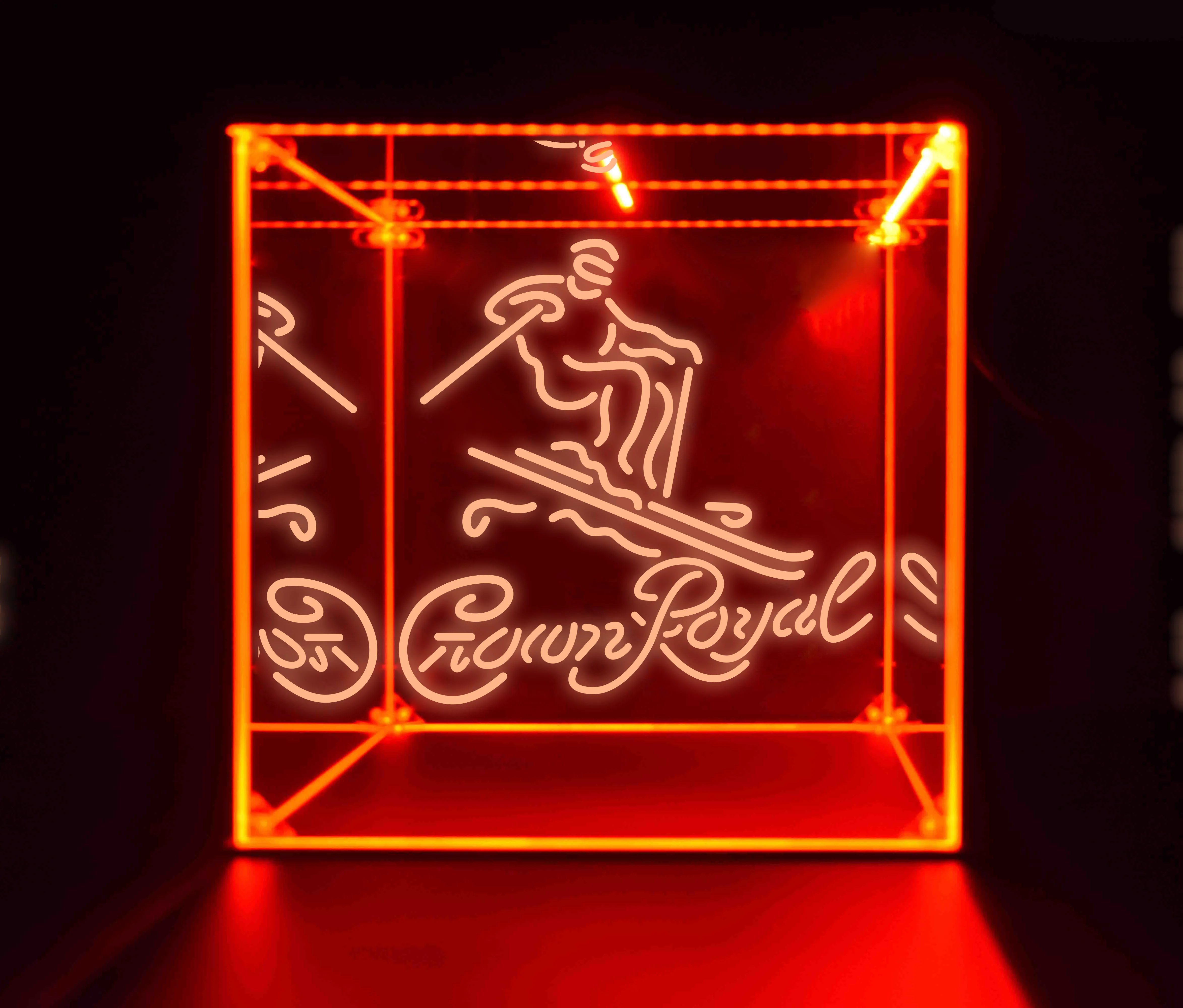 Wine, Champagne, Liquor, Beverage Bottle LED Display Case, Crown Royal Collection - Image 3
