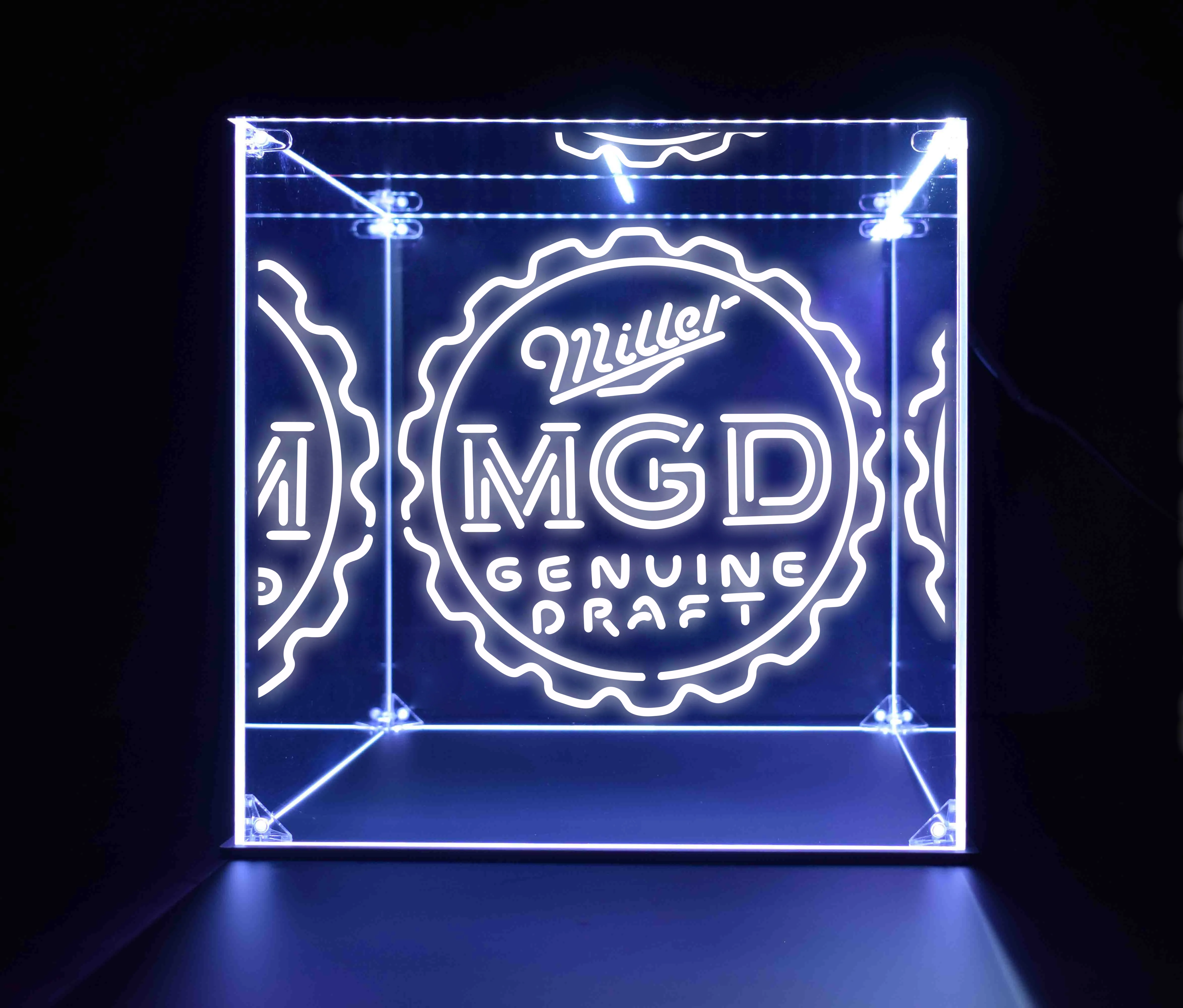 Wine, Champagne, Liquor, Beverage Bottle LED Display Case, Miller,Miller Genuine Draft,MGD MGD Collection - Image 4