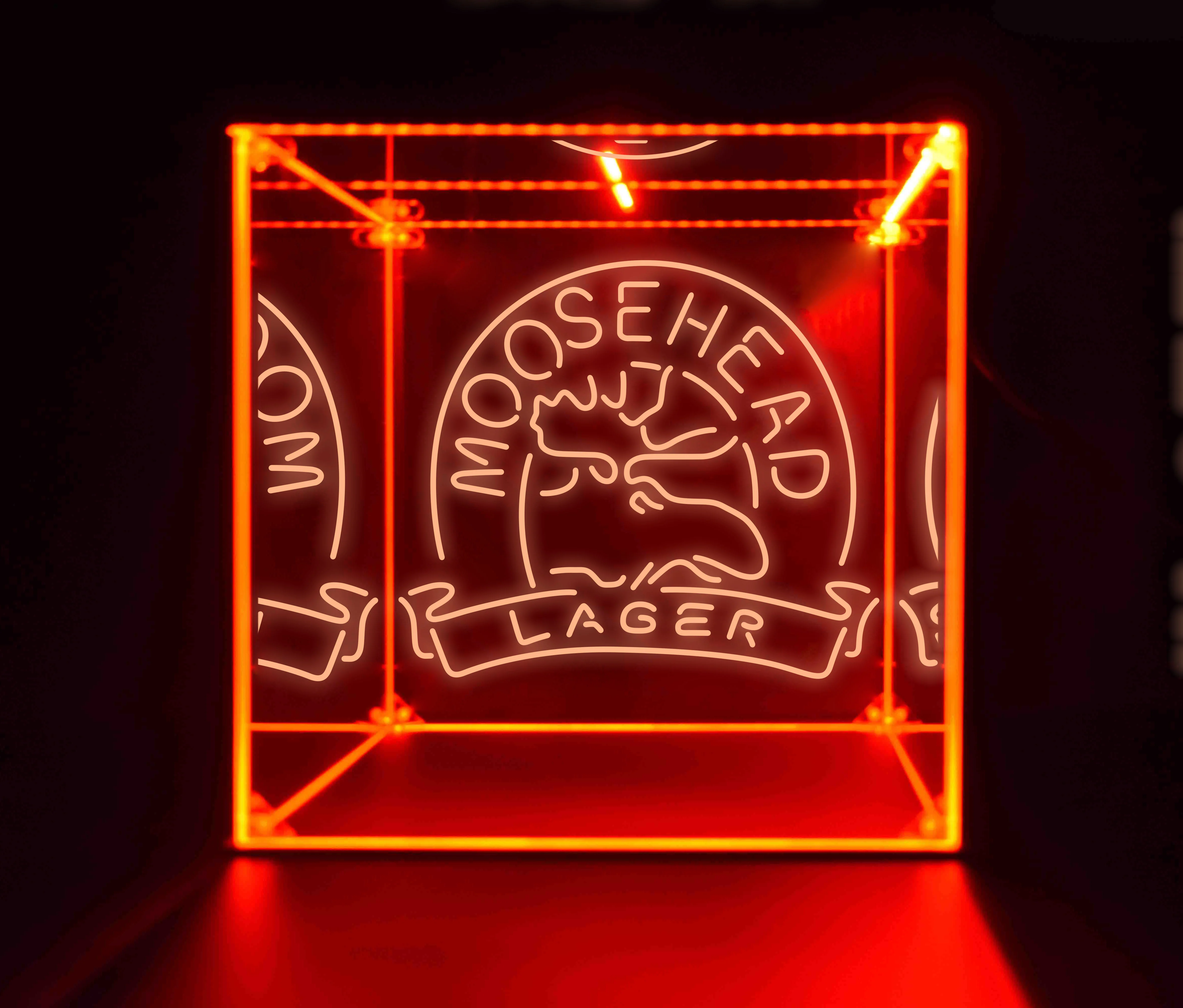 Wine, Champagne, Liquor, Beverage Bottle LED Display Case, Moosehead Collection - Image 3