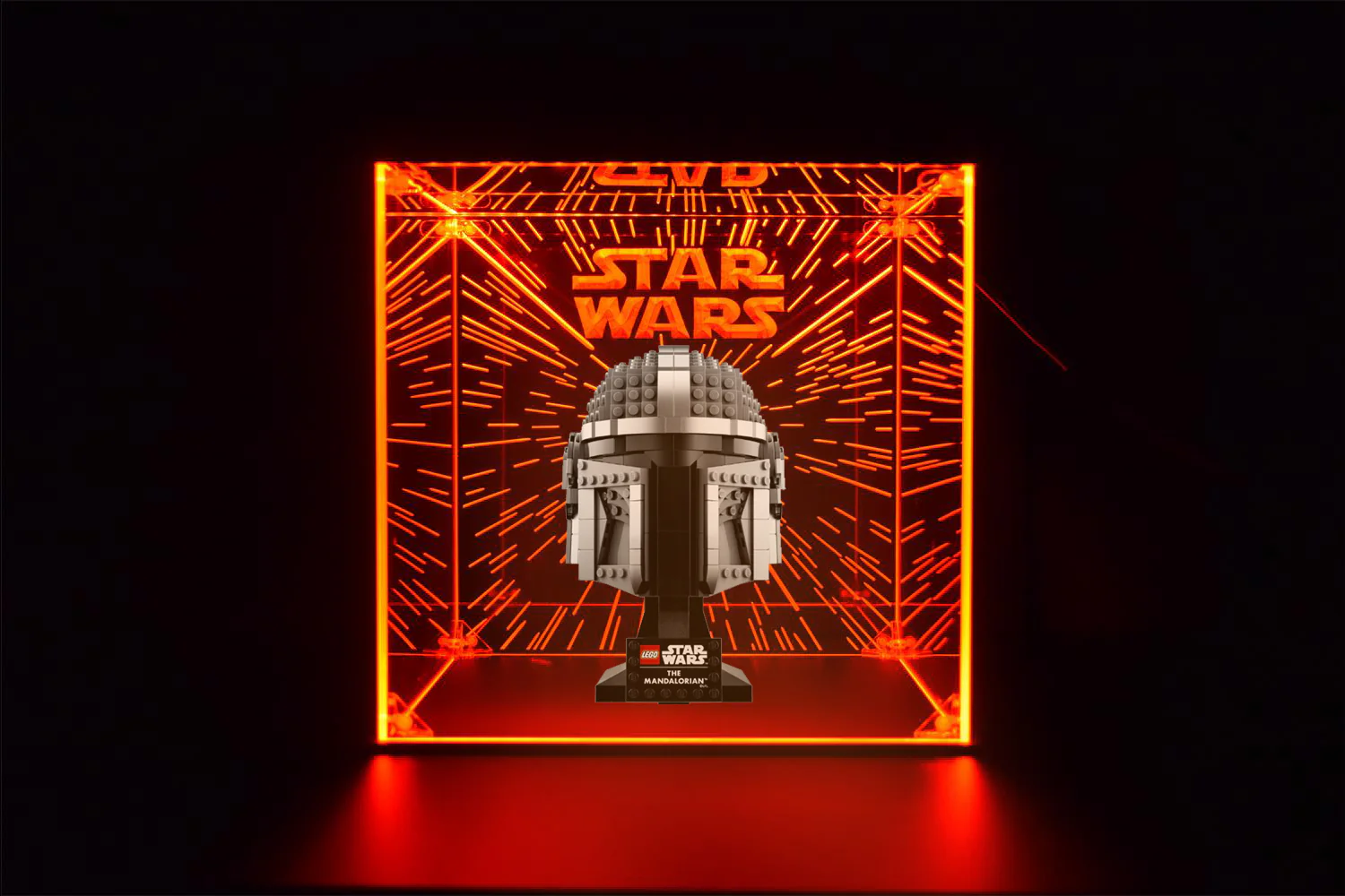 LED Display Case For Lego 75328 Mandolorian Helmet, Collectible Figures - Image 19