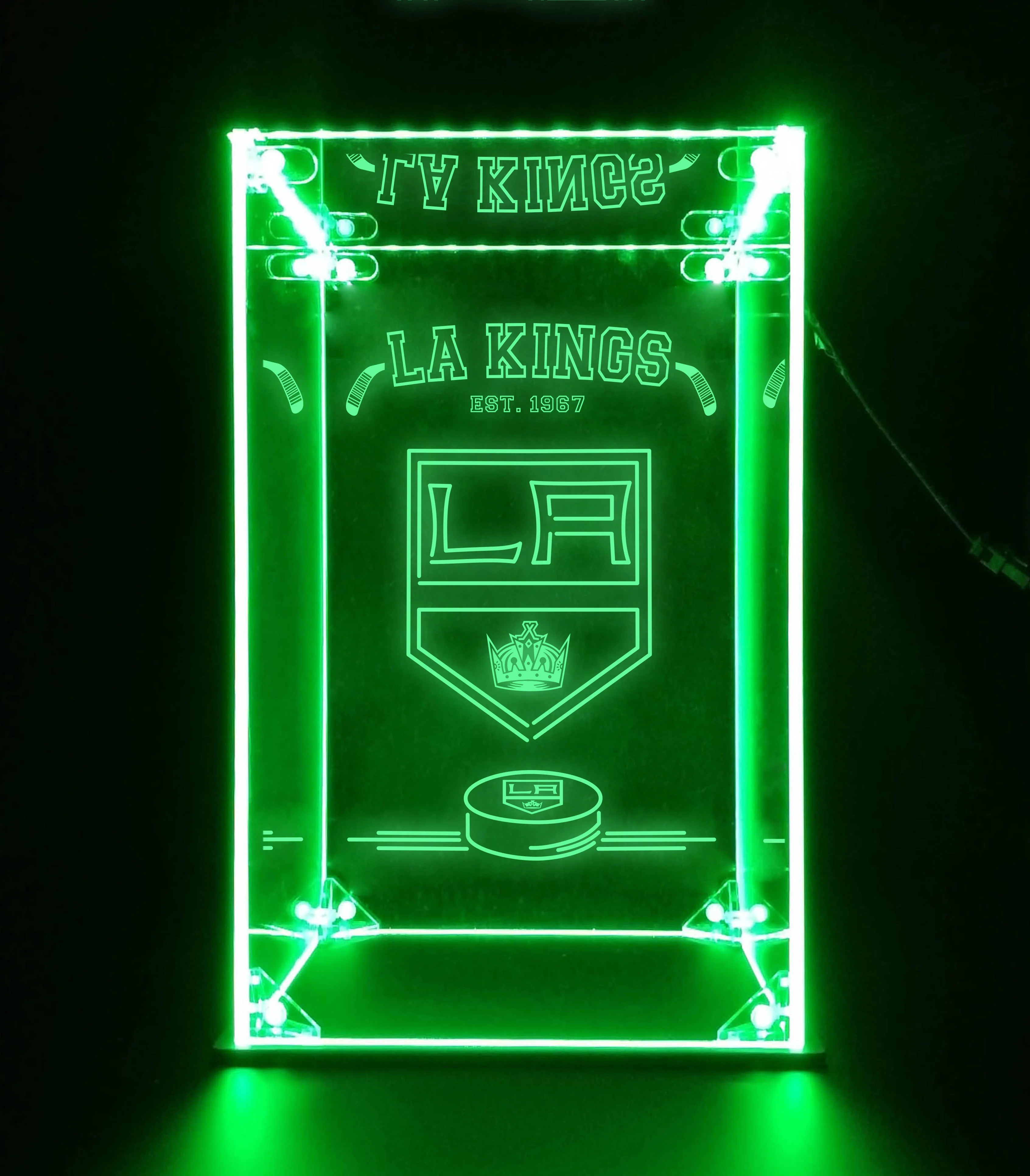 LED Display Case For LA Kings Sports Memorabilia - Image 2