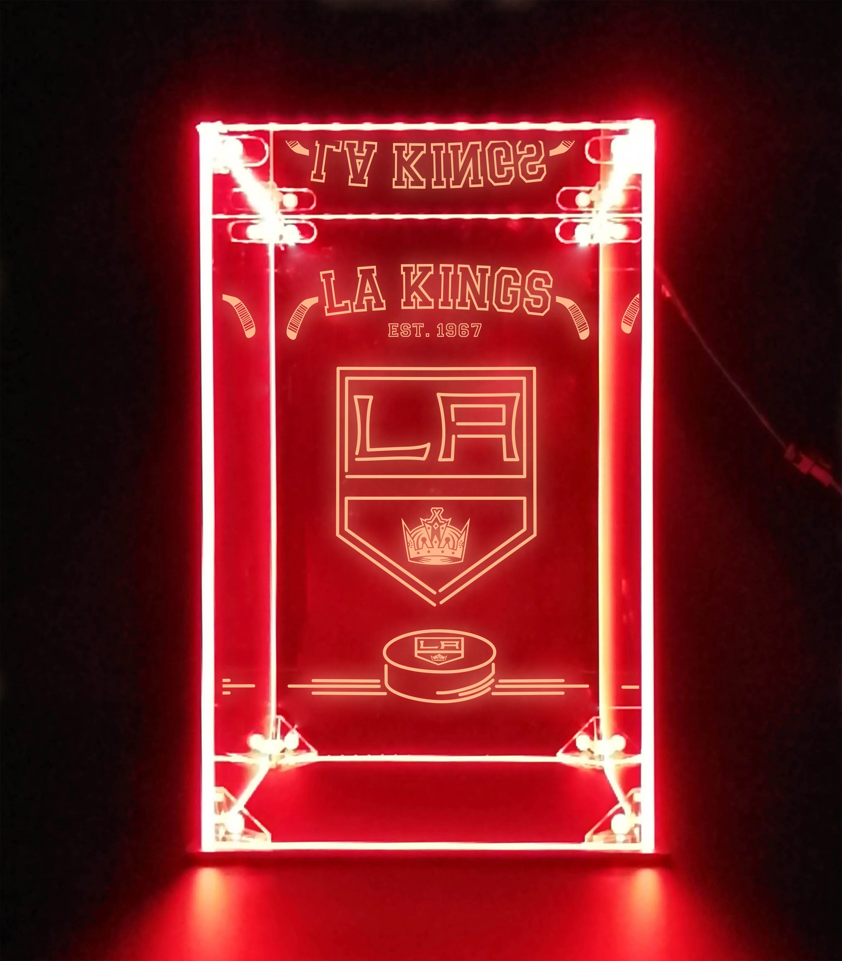 LED Display Case For LA Kings Sports Memorabilia - Image 3