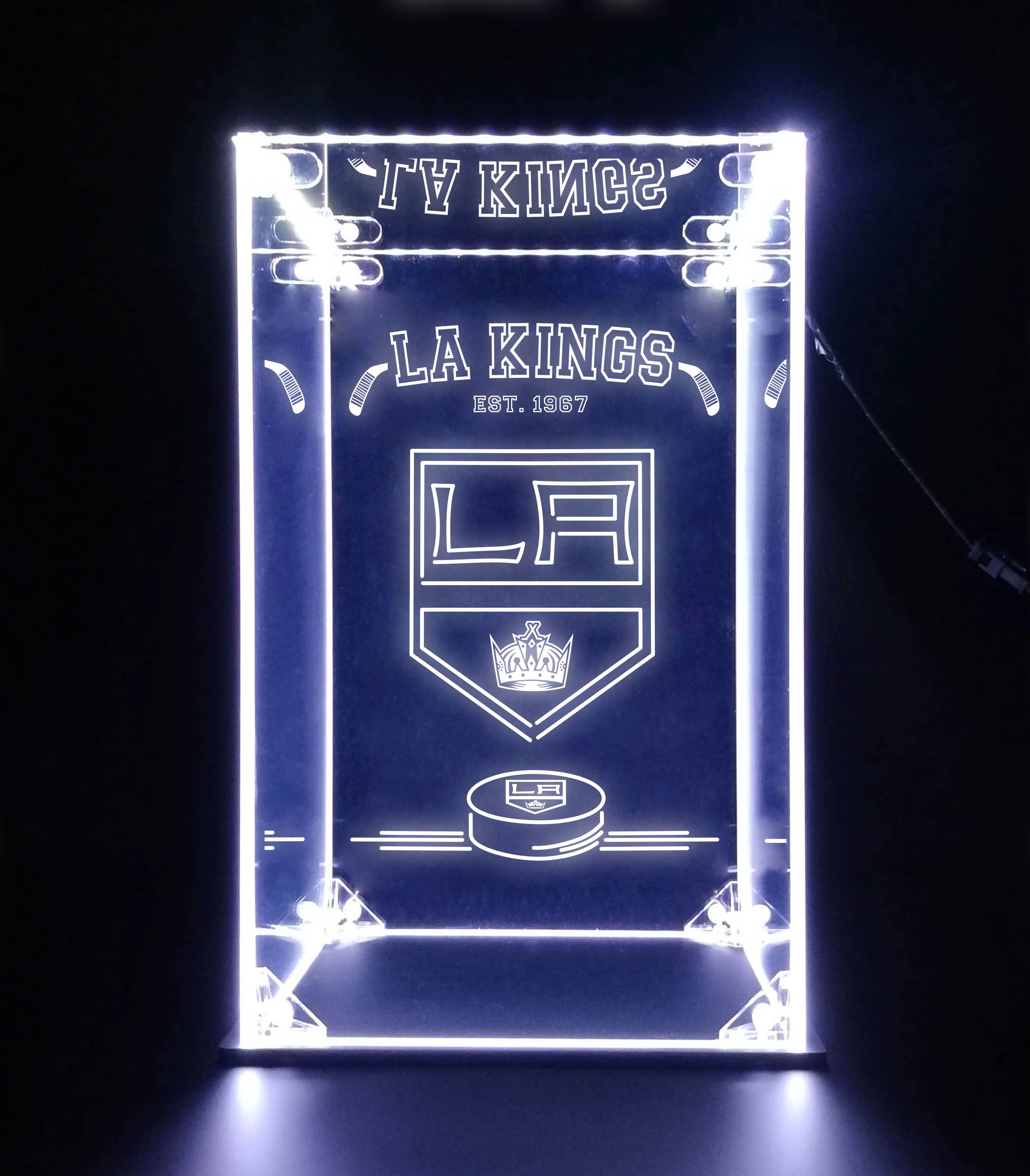 LED Display Case For LA Kings Sports Memorabilia - Image 6