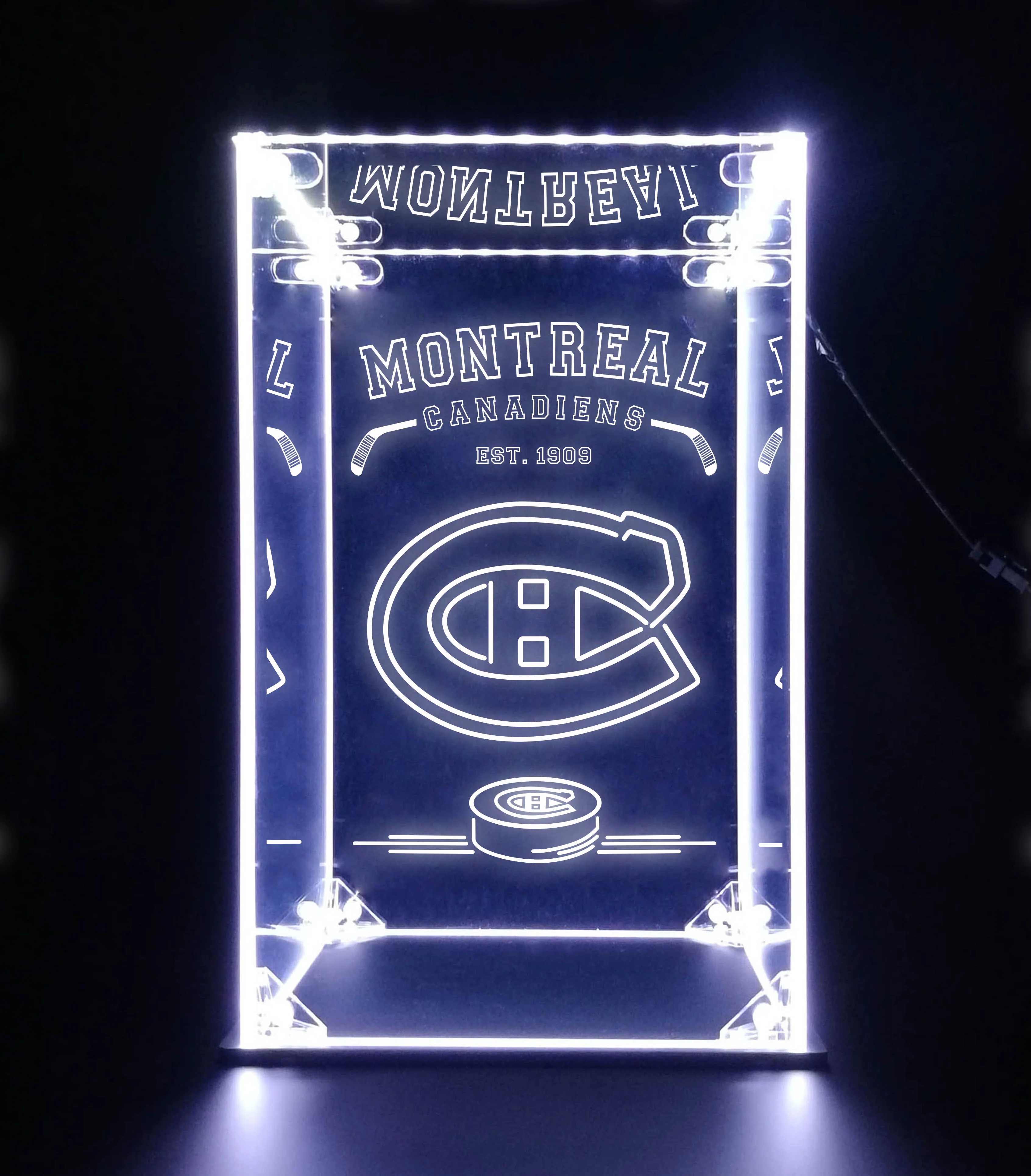 LED Display Case For Montreal Canadiens Sports Memorabilia - Image 6