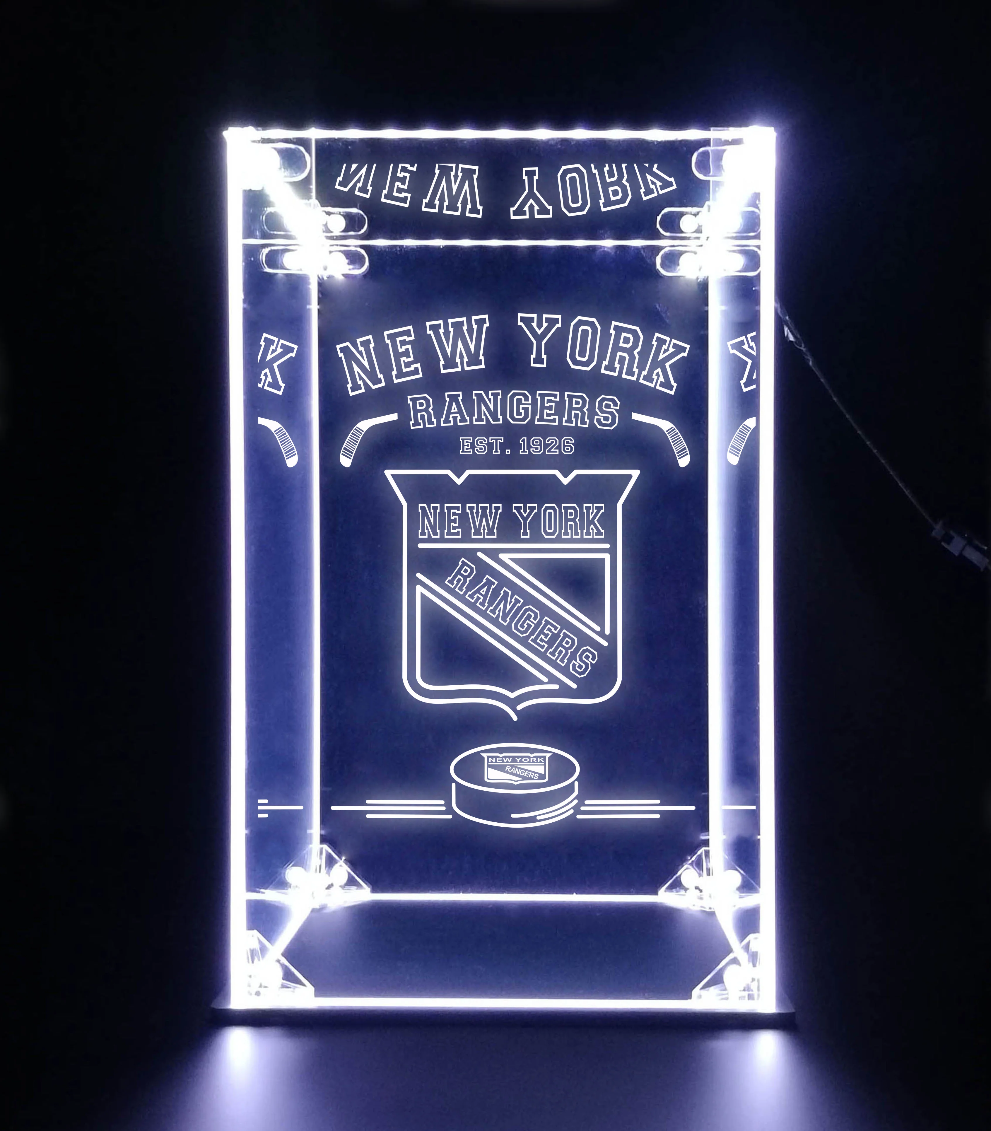 LED Display Case For New York Rangers Sports Memorabilia - Image 6