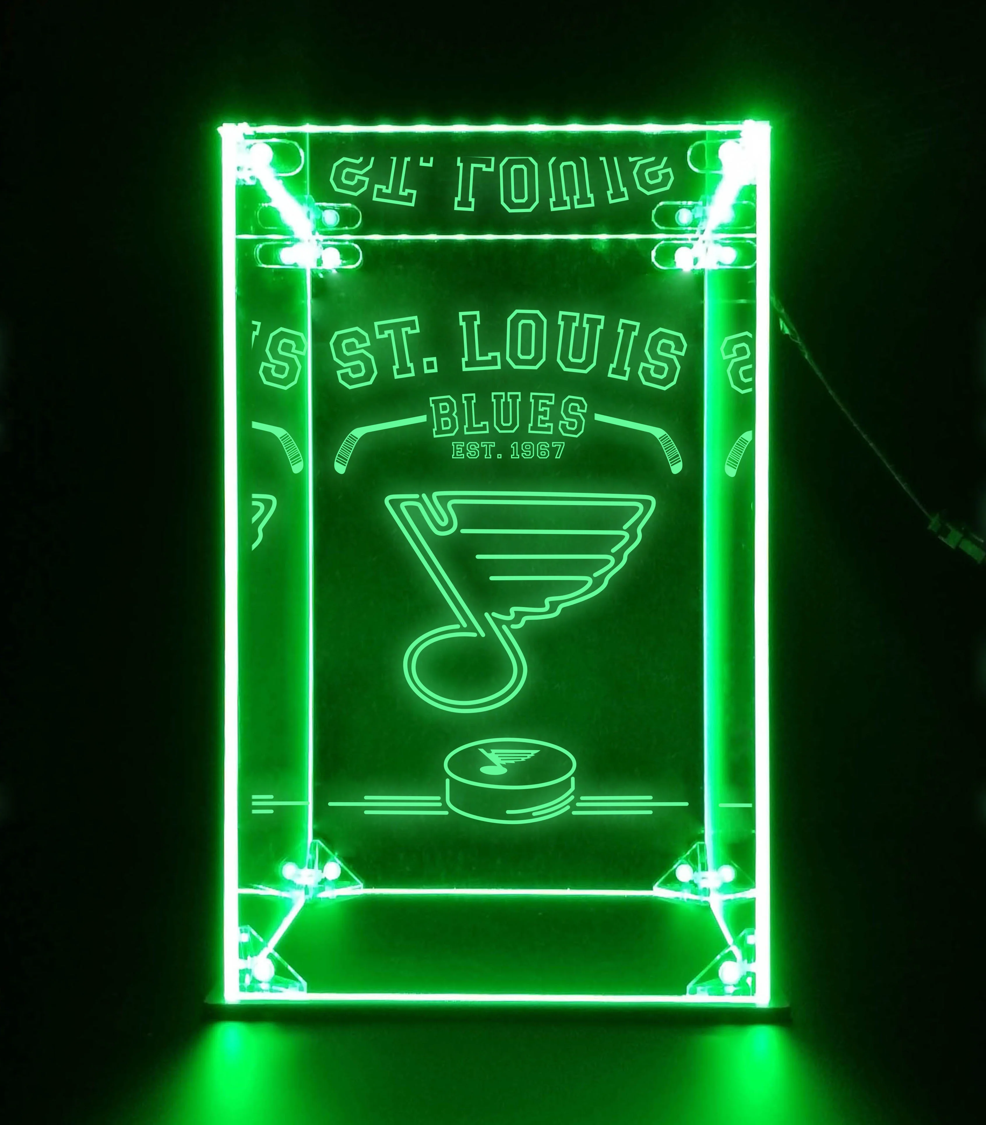 LED Display Case For St. Louis Blues Sports Memorabilia - Image 2