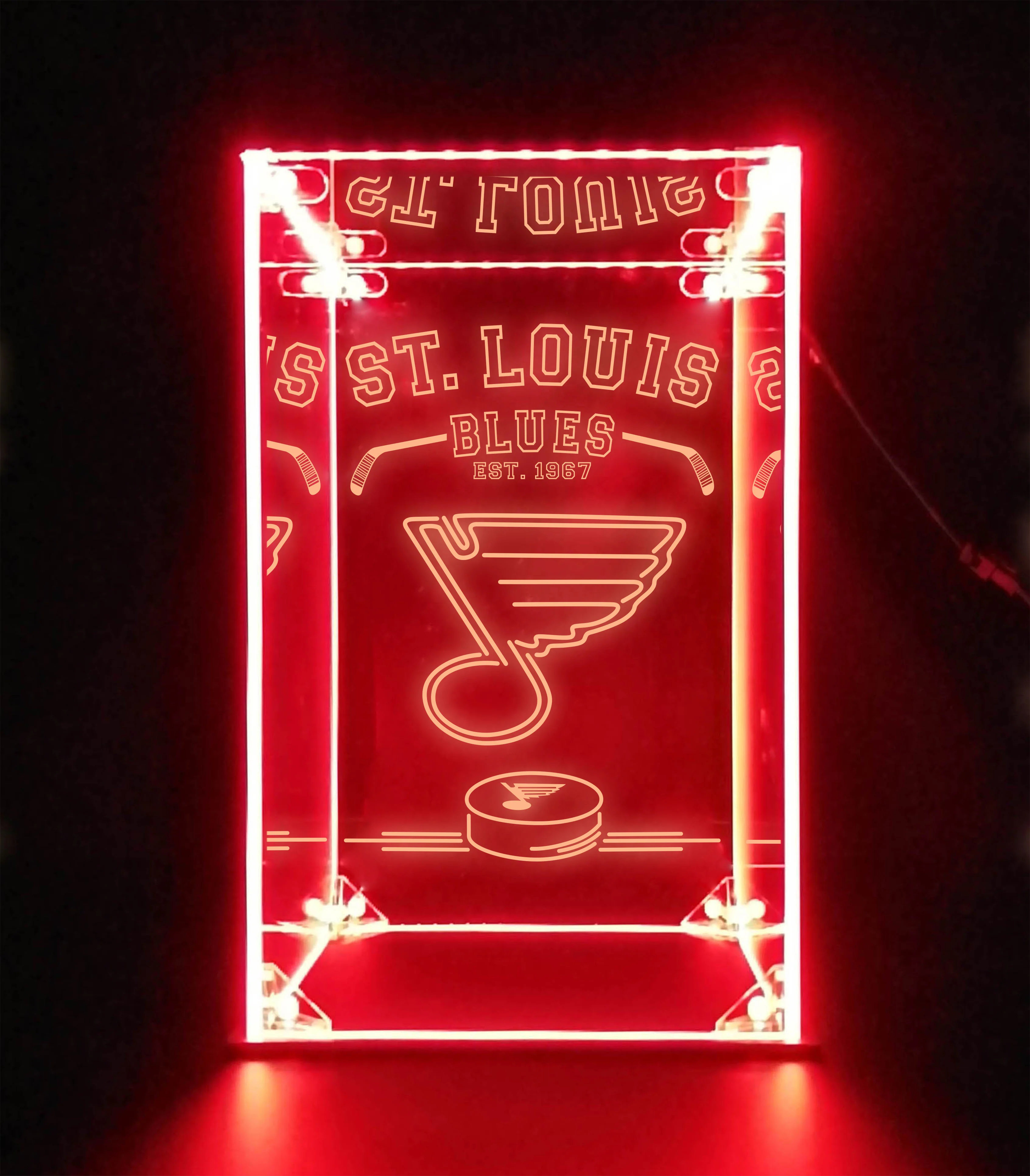 LED Display Case For St. Louis Blues Sports Memorabilia - Image 3