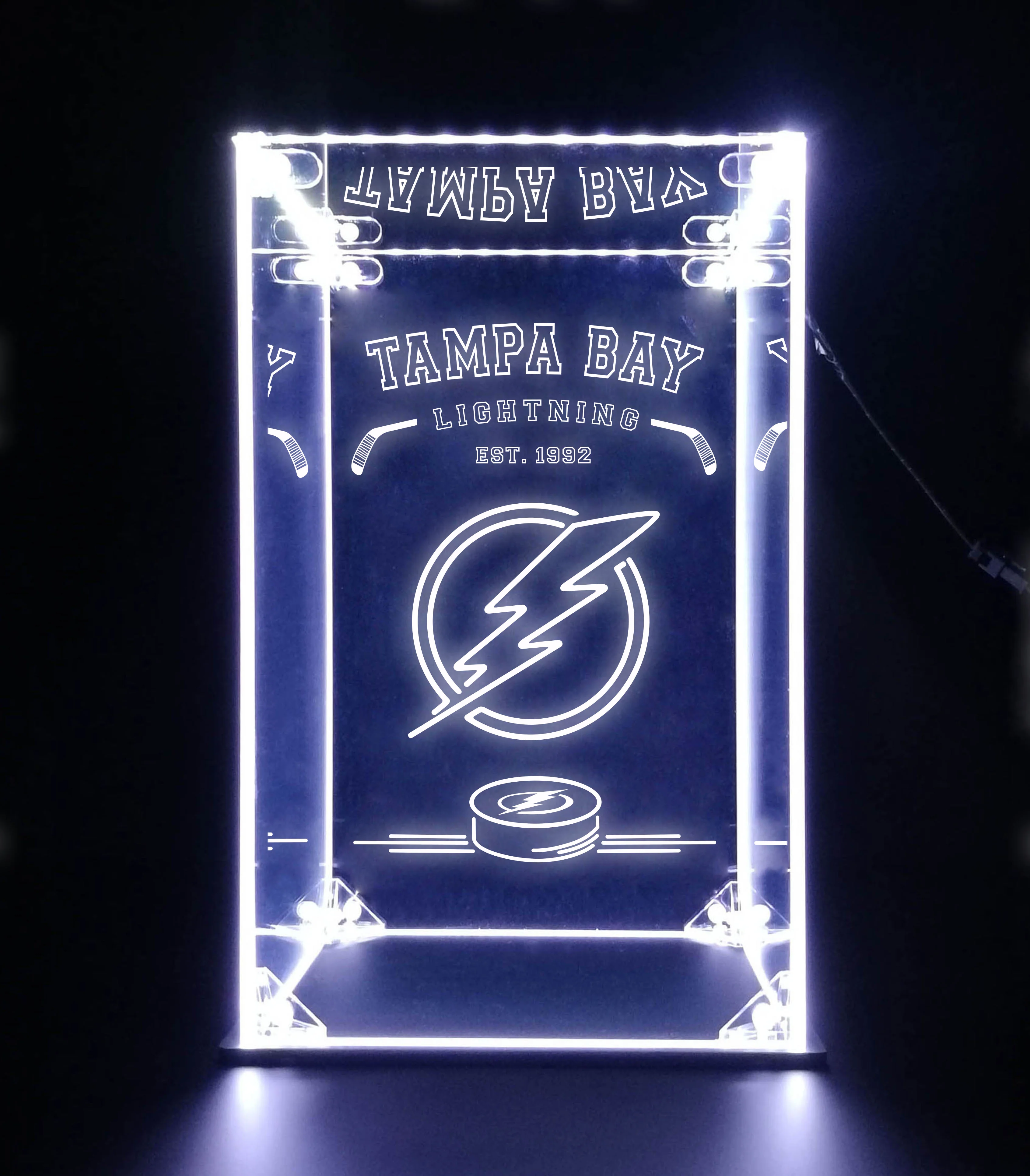 LED Display Case For Tampa Bay Lightning Sports Memorabilia - Image 6
