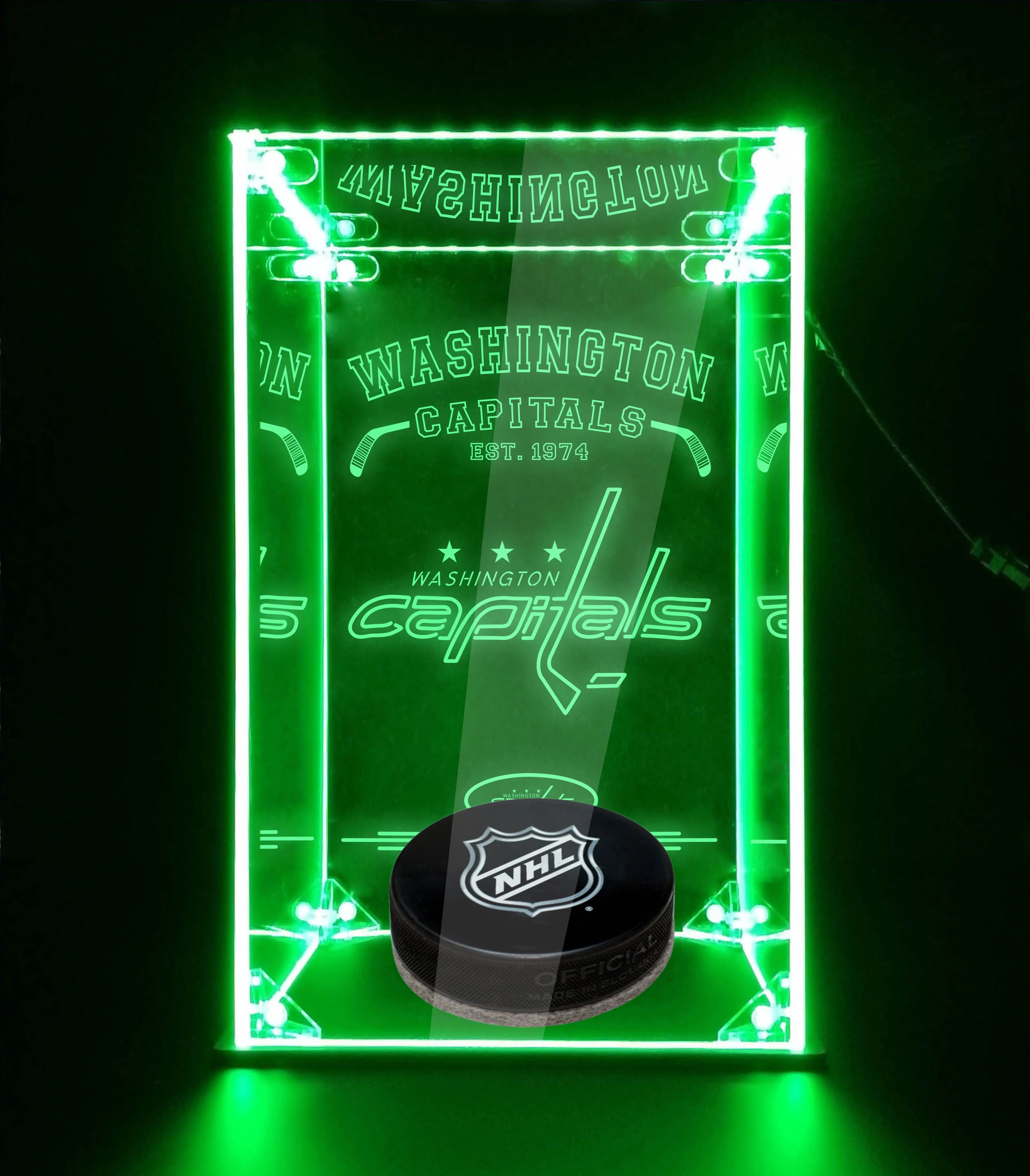 LED Display Case For Washington Capitals Sports Memorabilia - Image 4