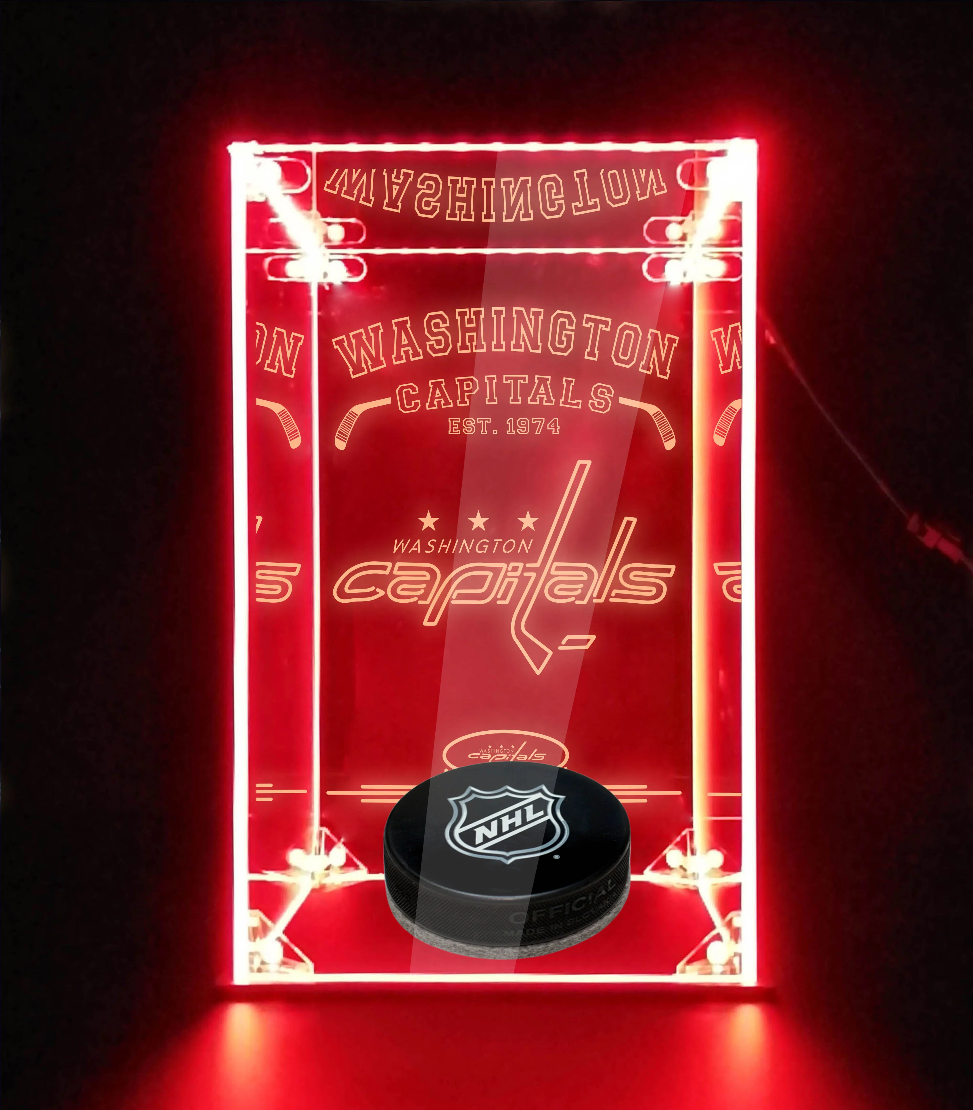 LED Display Case For Washington Capitals Sports Memorabilia - Image 5