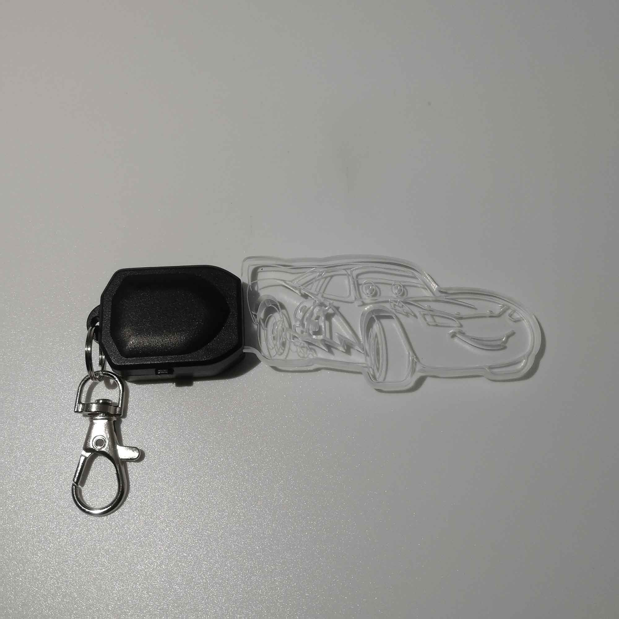 Lighting Mcqueen LED Light Acrylic Keychain , Christmas Tree Ornament - Image 7