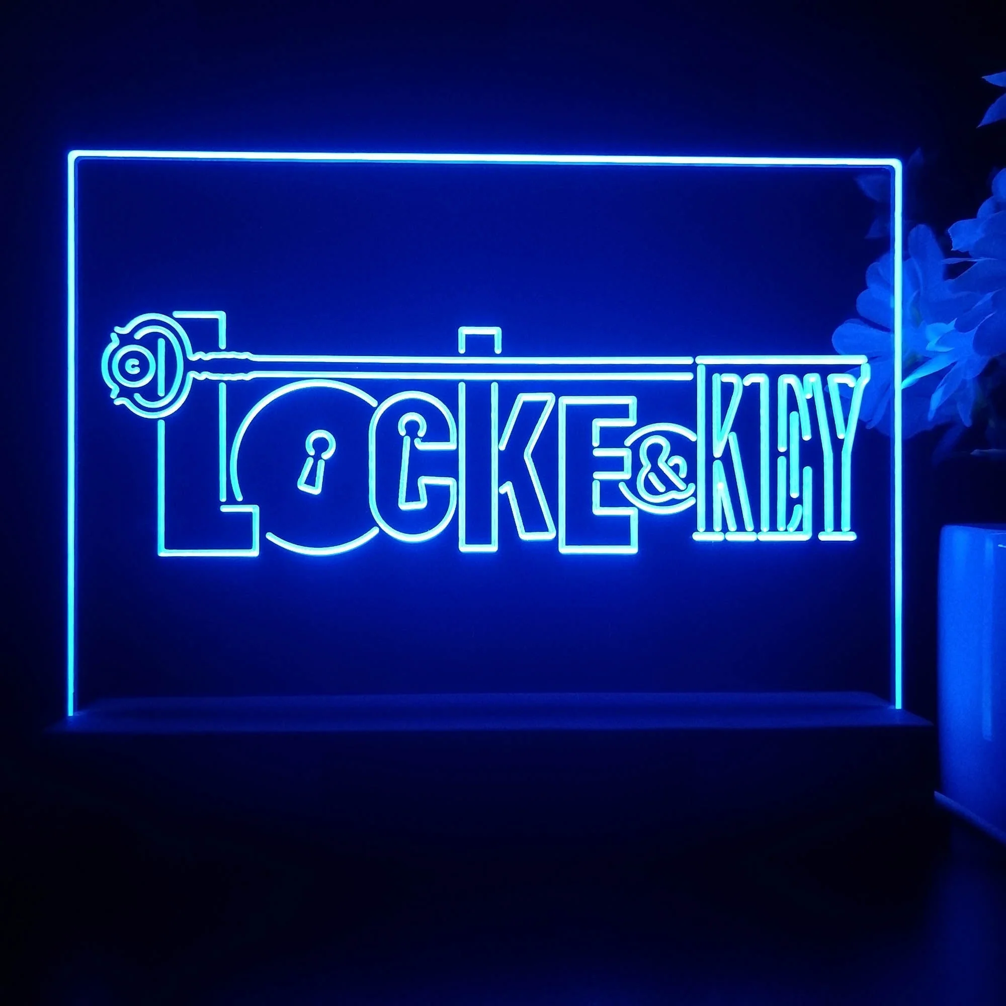 Locke & Key 3D Illusion Night Light Desk Lamp - Image 3