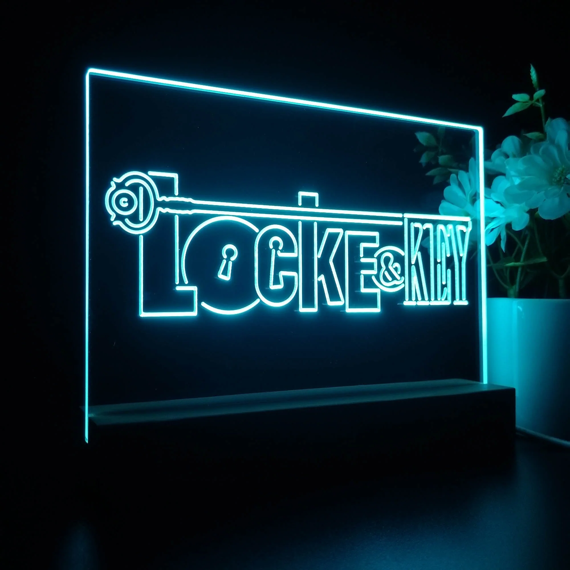 Locke & Key 3D Illusion Night Light Desk Lamp - Image 7