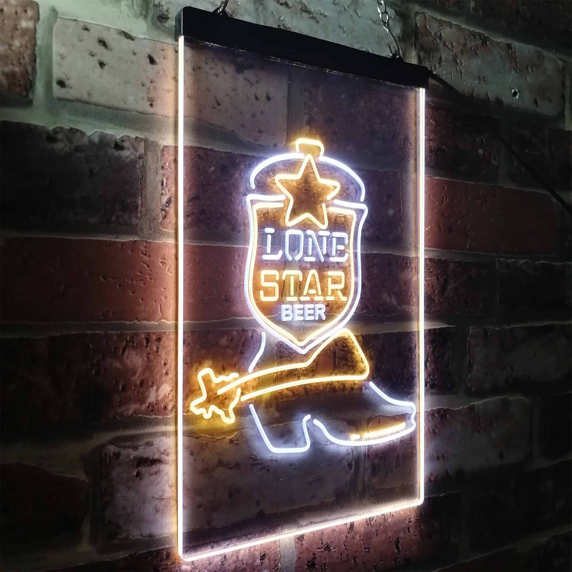 Lone Star Beer Bar Texas Neon LED Sign - Image 24