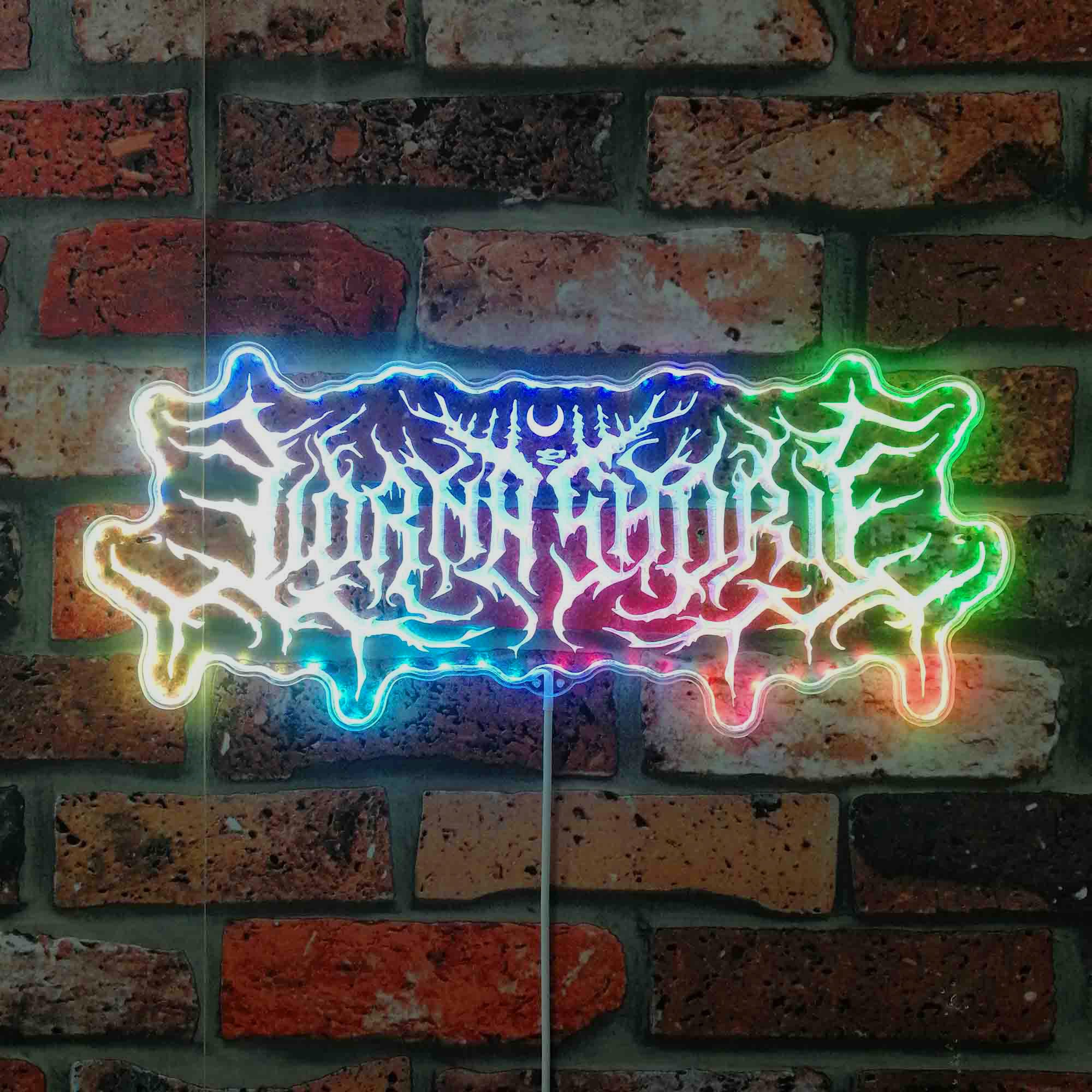 Lorna Shore Neon LED Sign with Dynamic RGB Colors