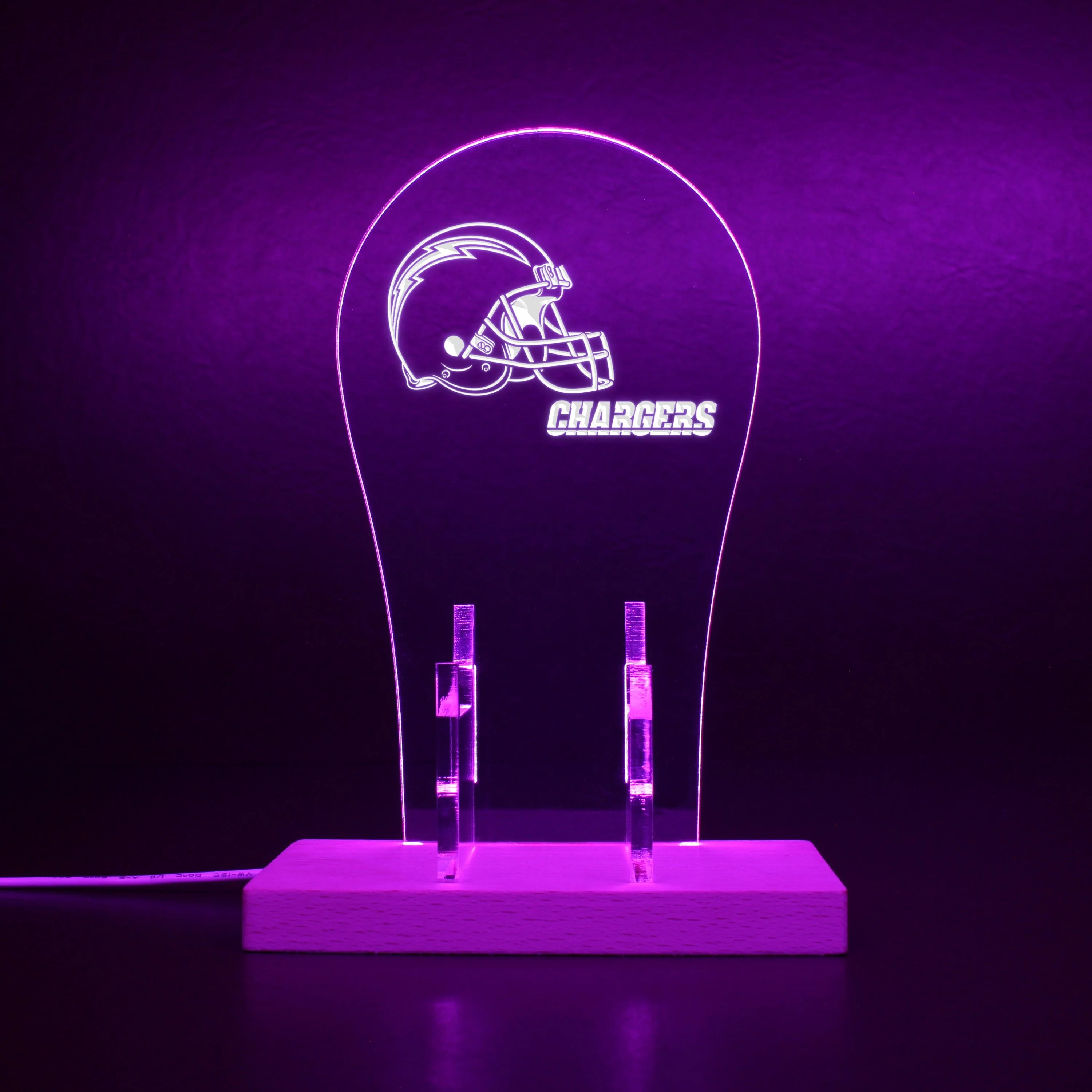 Los Angeles Chargers Helmet LED Gaming Headset Controller Stand - Image 5