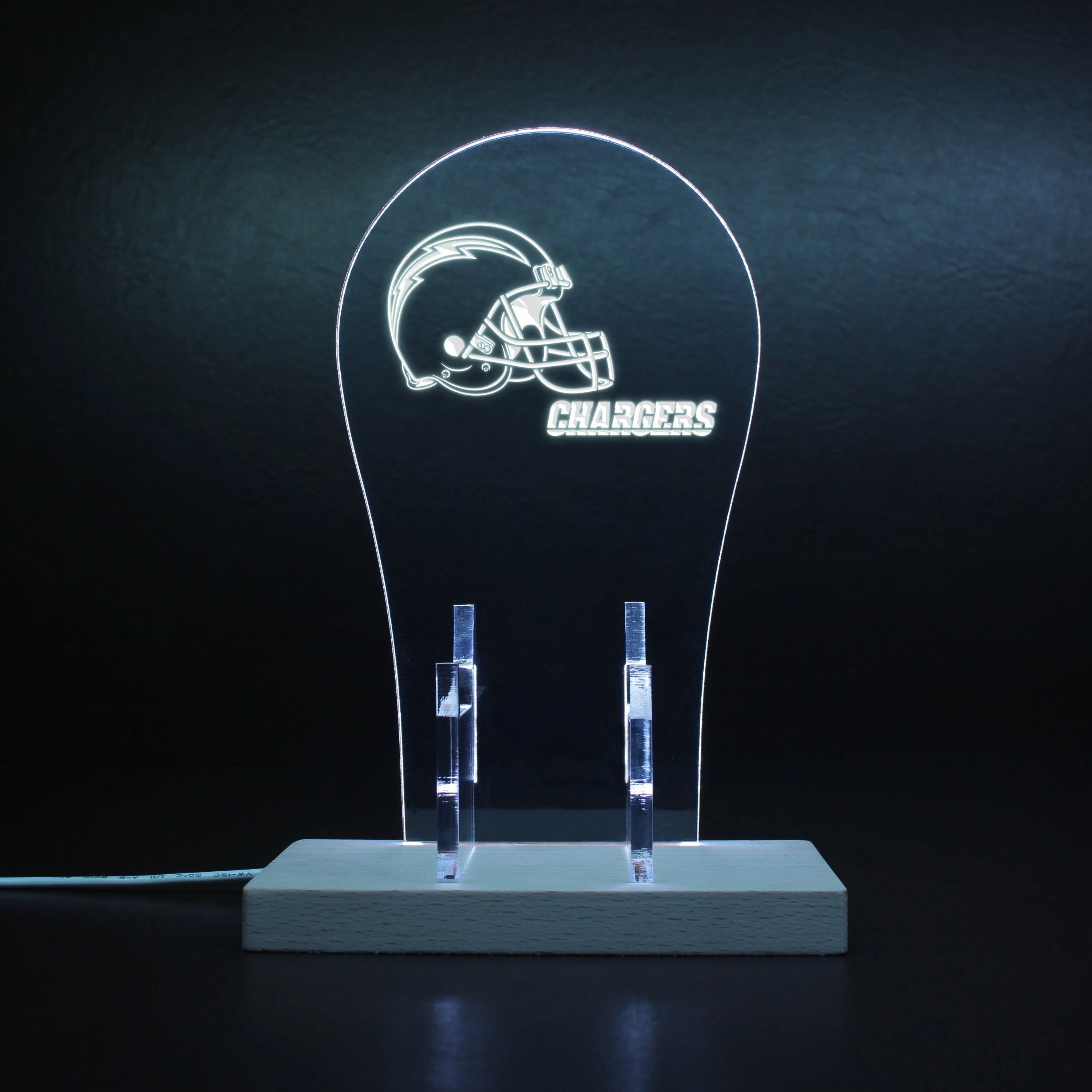 Los Angeles Chargers Helmet LED Gaming Headset Controller Stand - Image 7