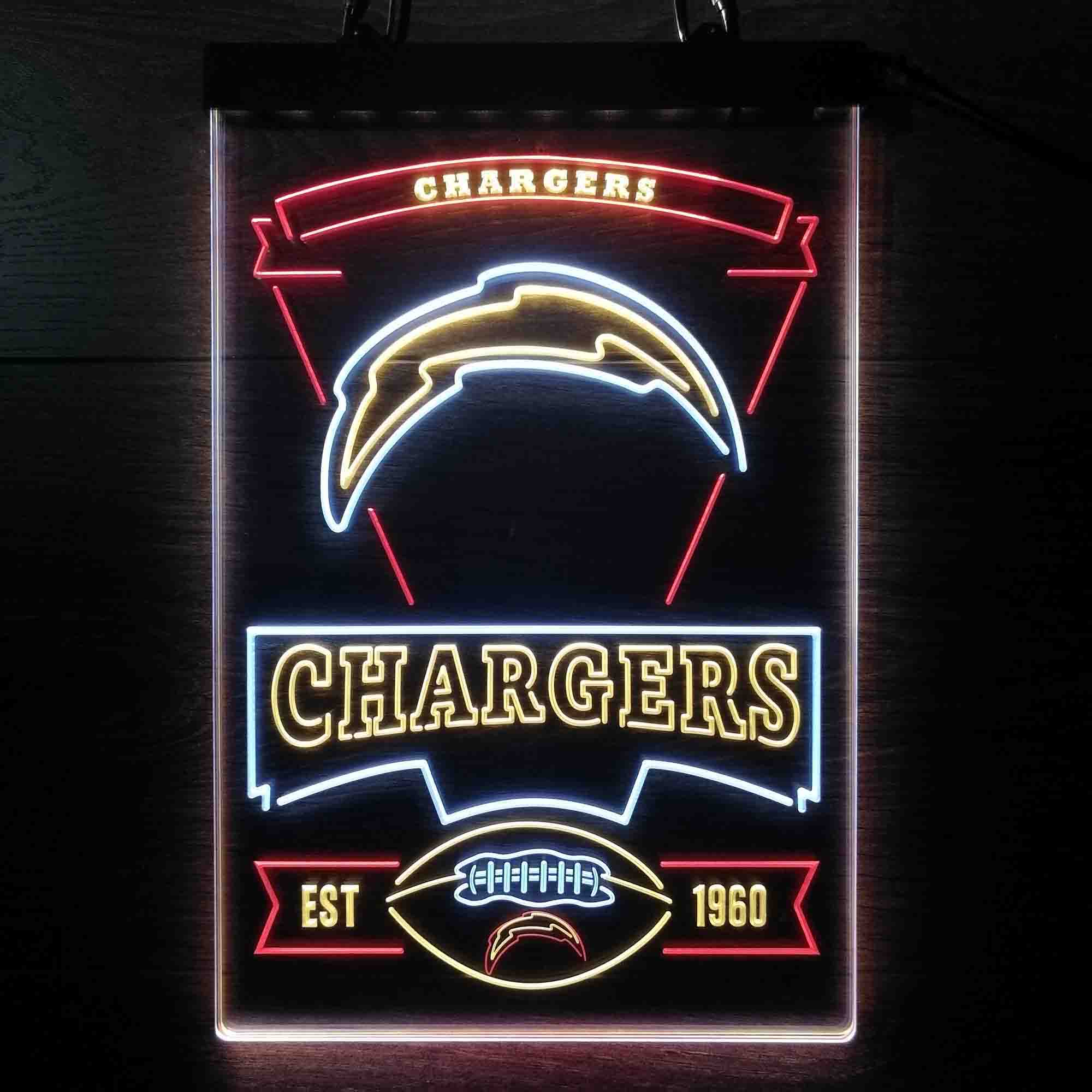Los Angeles Chargers Neon LED Sign 3 Colors - Image 11