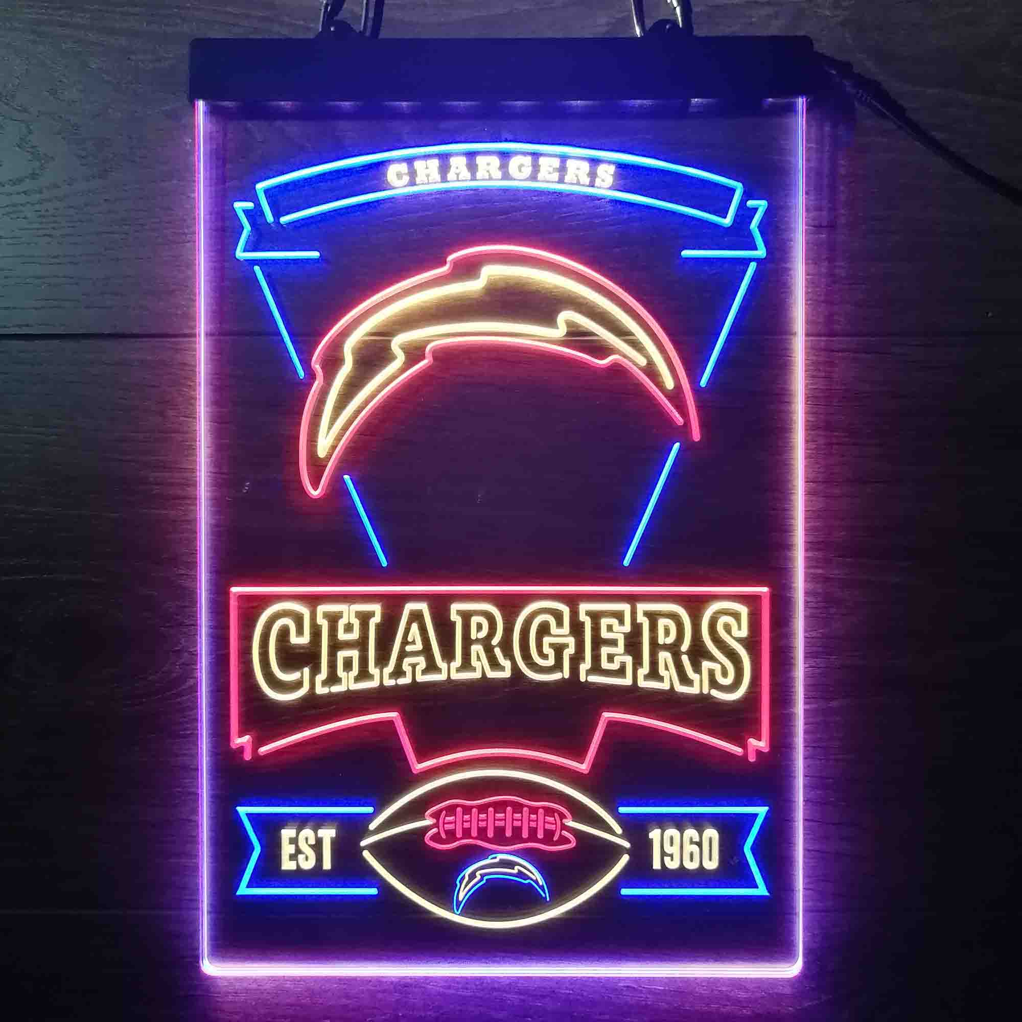 Los Angeles Chargers Neon LED Sign 3 Colors - Image 12