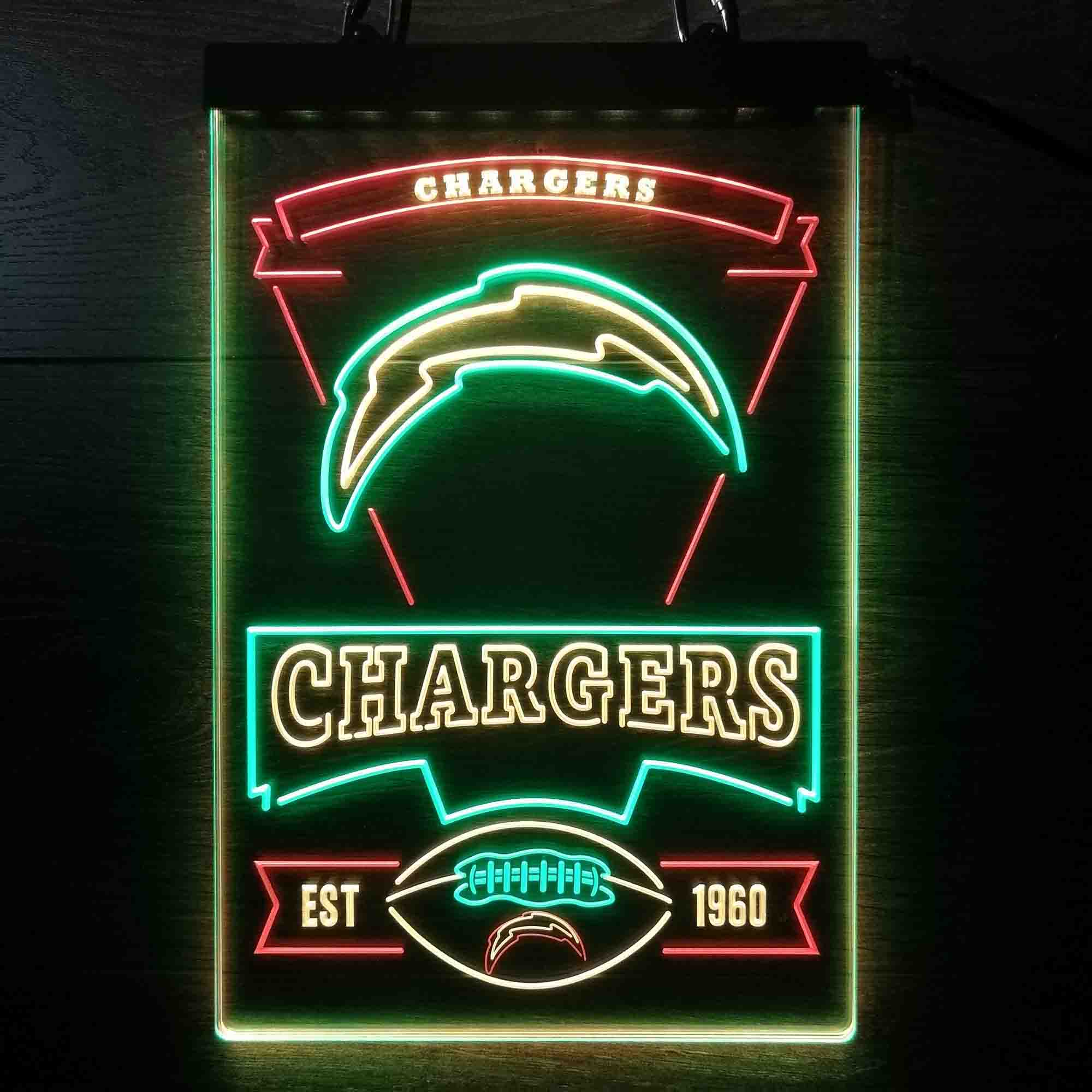 Los Angeles Chargers Neon LED Sign 3 Colors - Image 13
