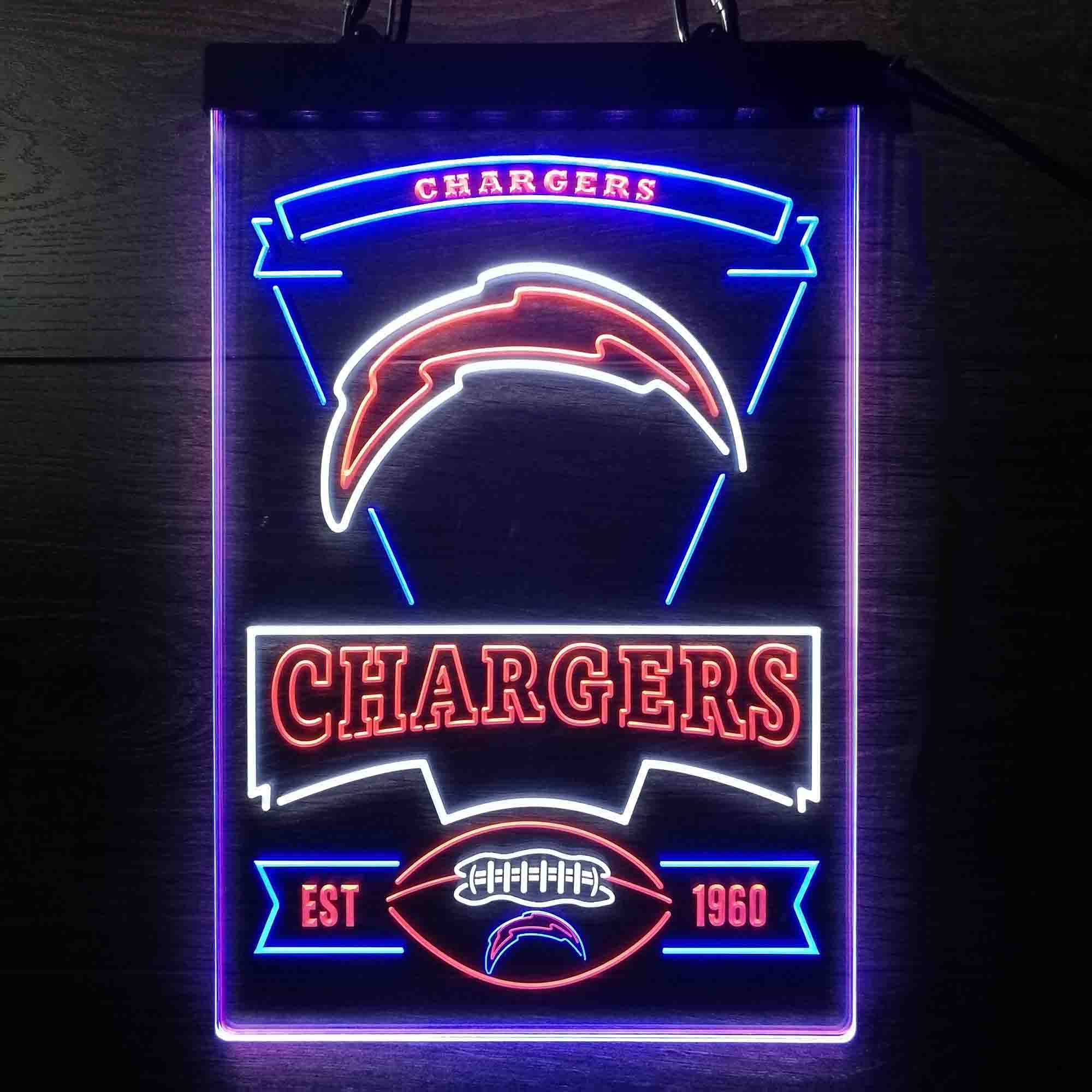 Los Angeles Chargers Neon LED Sign 3 Colors - Image 5